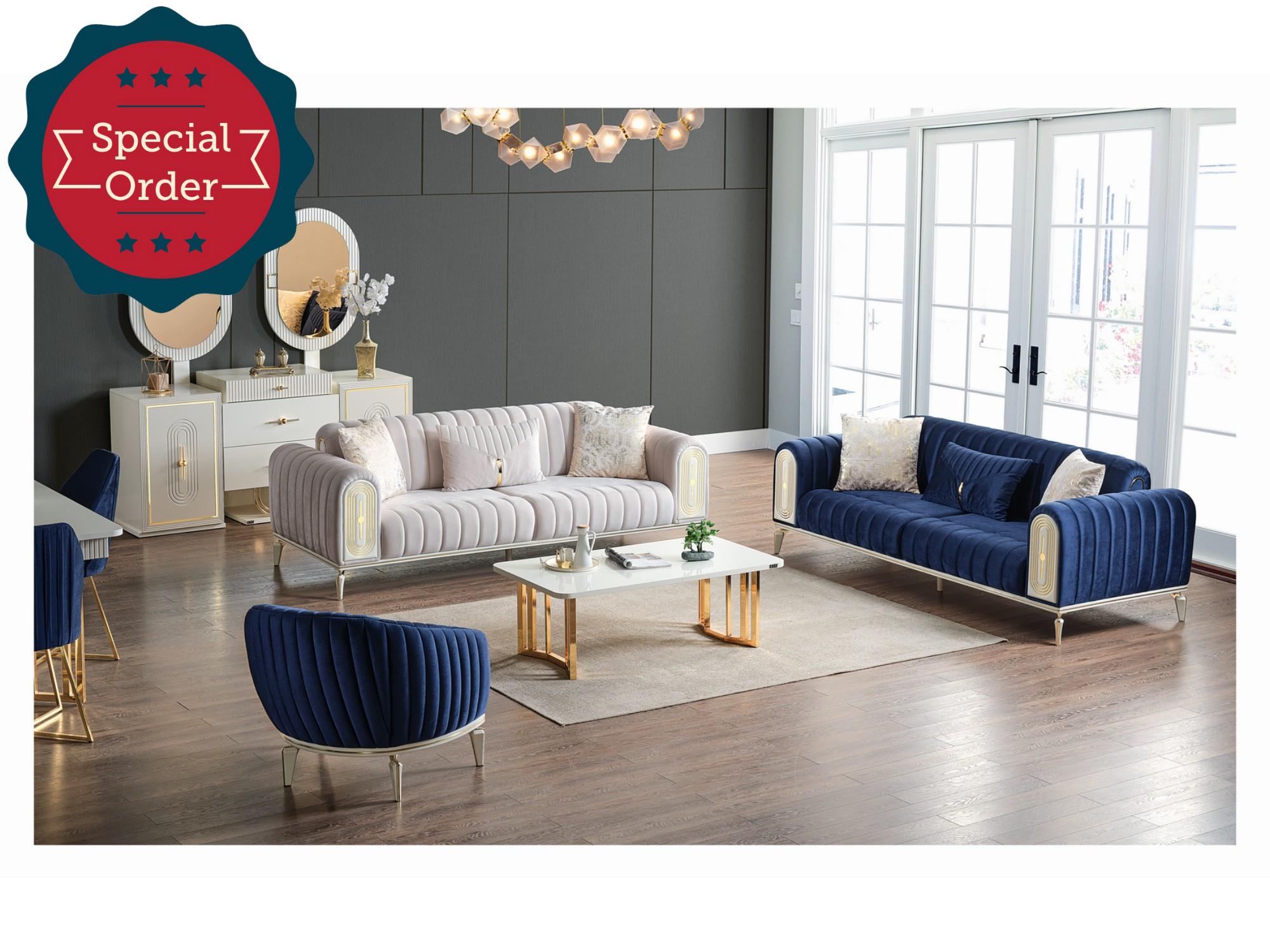 Miray Convertible Livingroom Set (2 Sofa & 2 Chair)