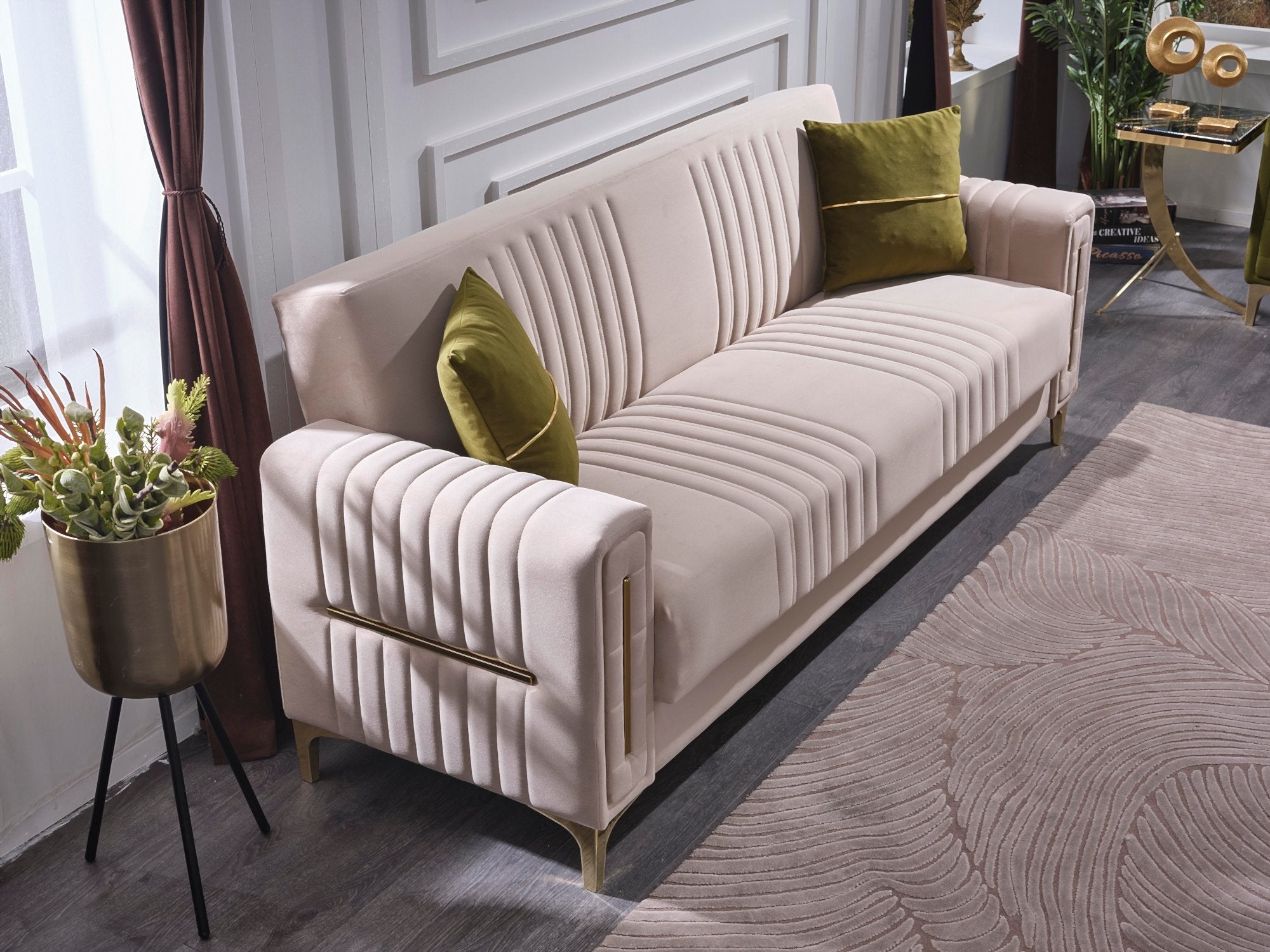 Moreno Convertible Livingroom Set (2 Sofa & 2 Chair)