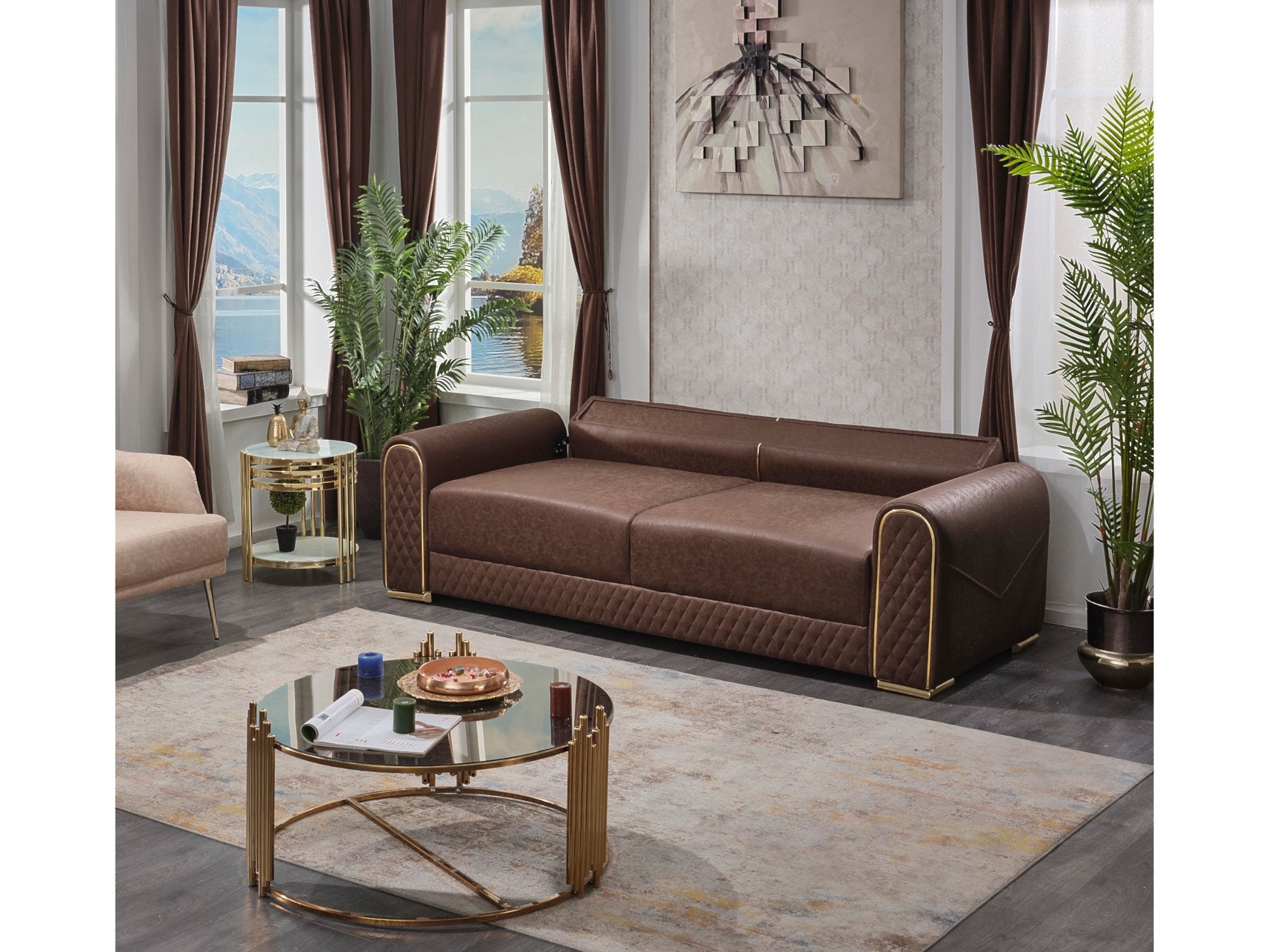 Parma Convertible Livingroom Set (2 Sofa & 2 Chair)