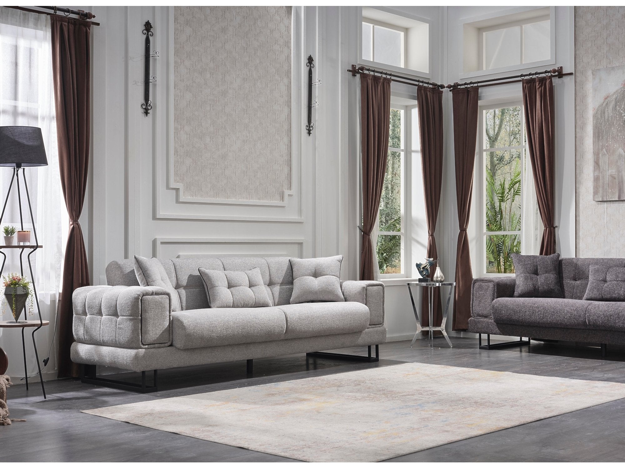 Rose Convertible Livingroom Set (2 Sofa & 2 Chair)