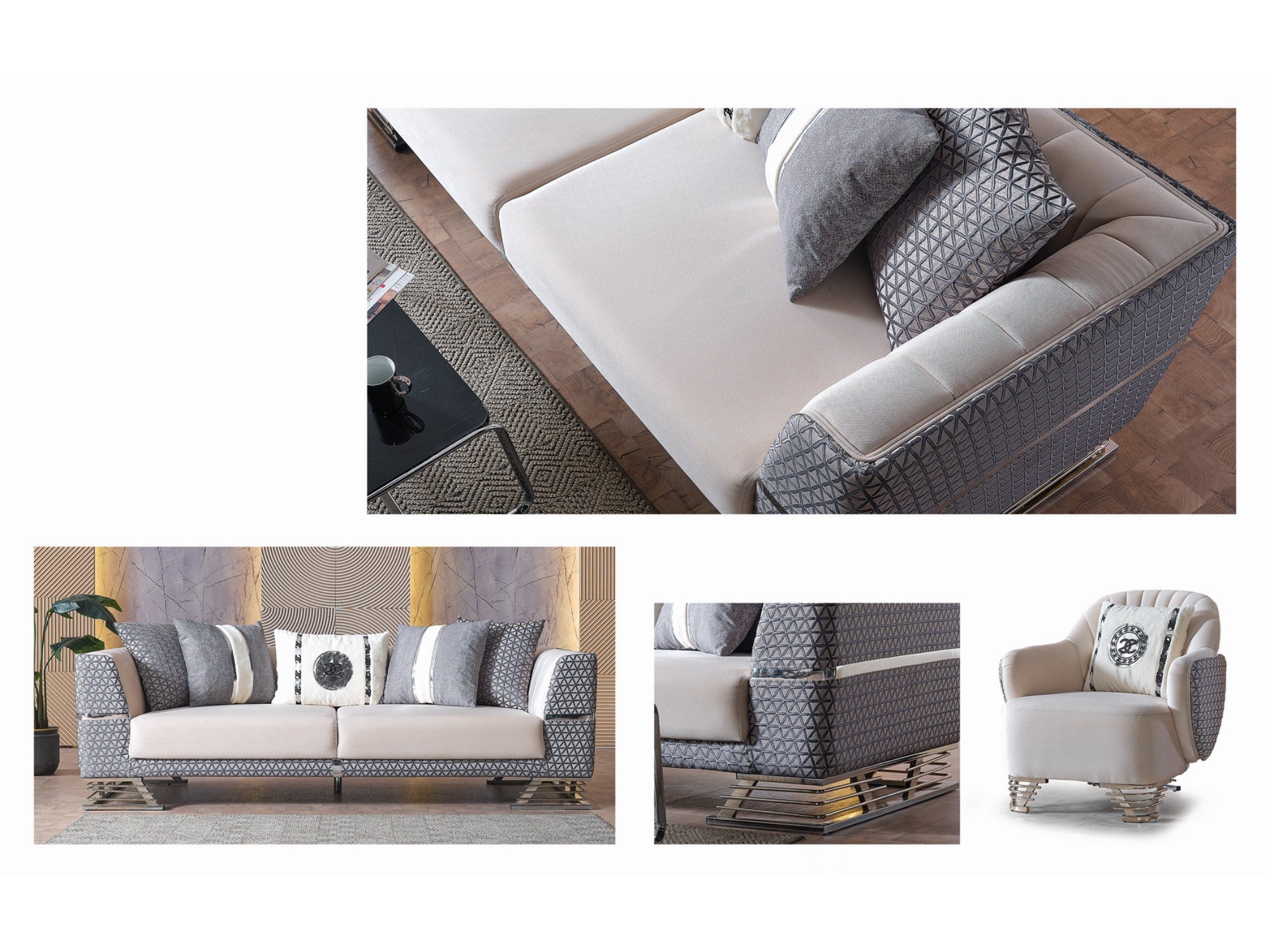 Luxury Royal Stationary Sofa