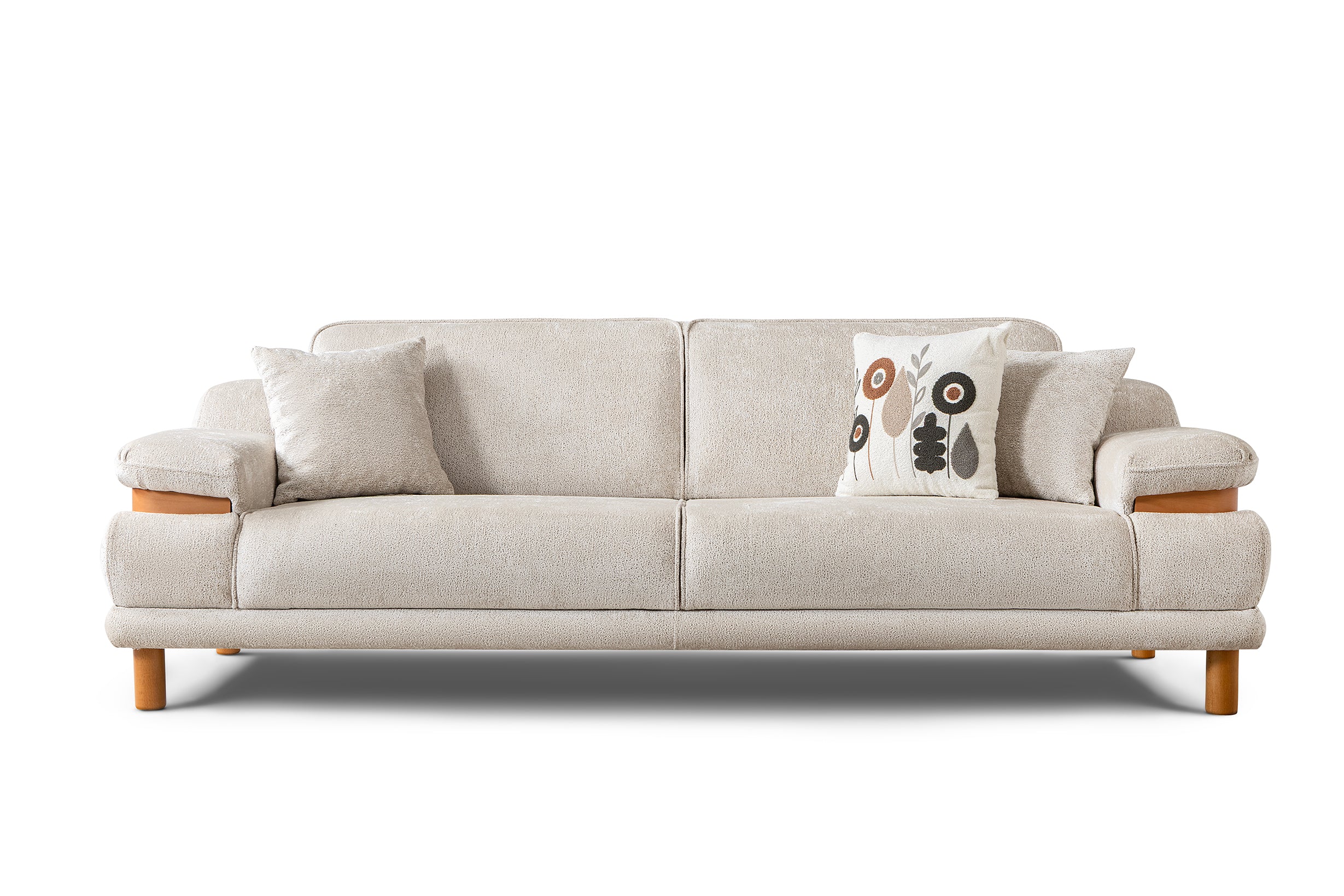 Latte Convertible Loveseat