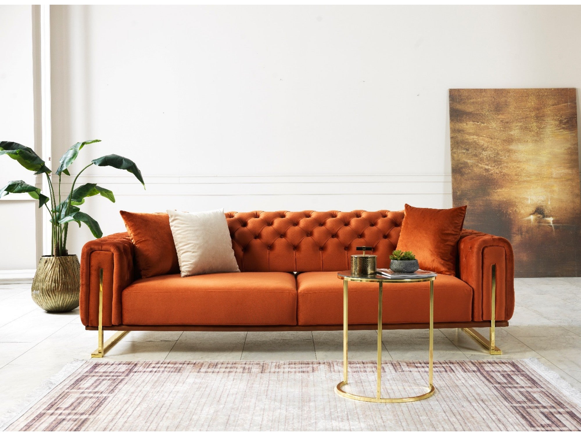 Sahra Convertible Livingroom Set (2 Sofa & 2 Chair)