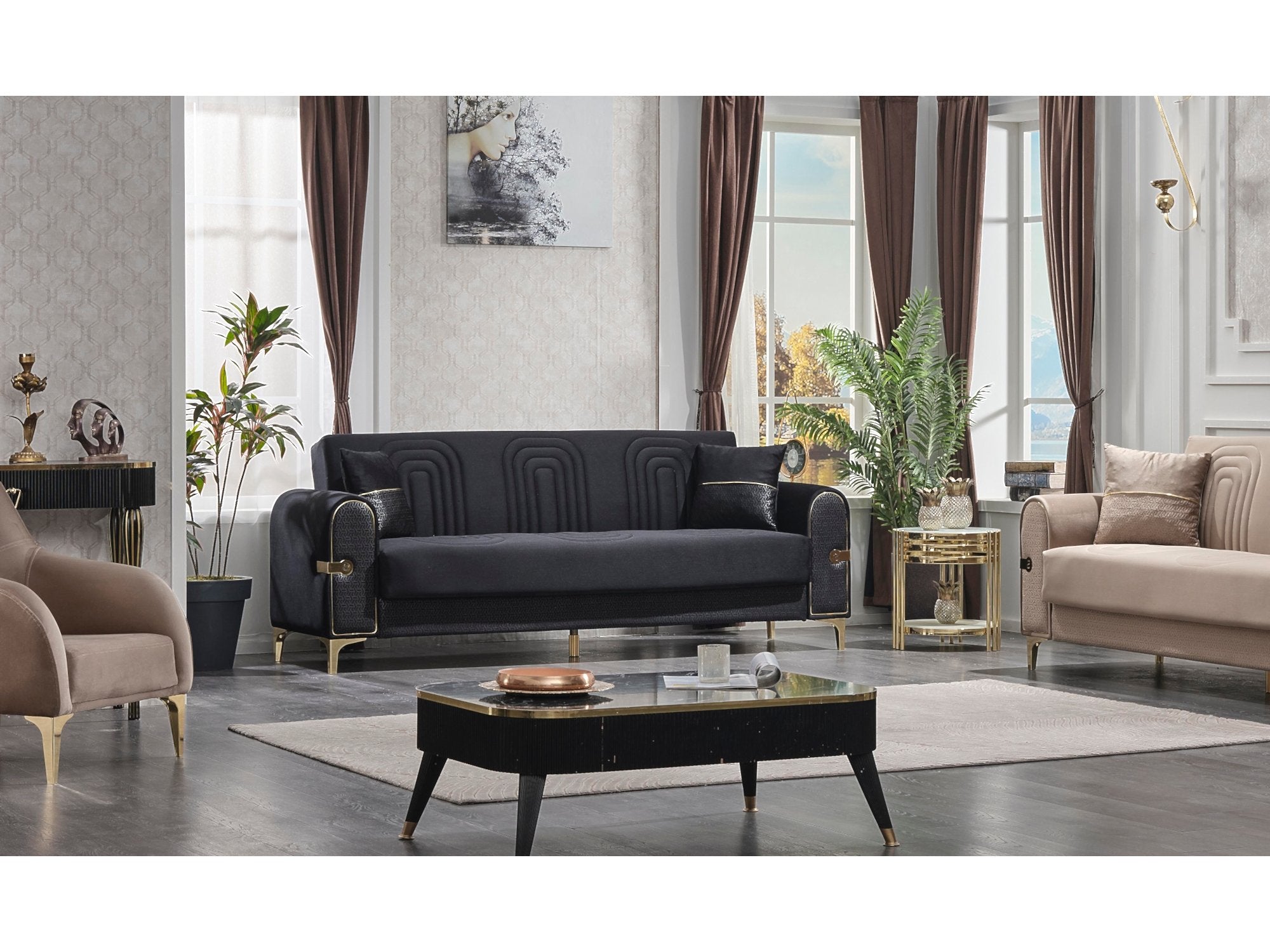 Siderno Convertible Sofa