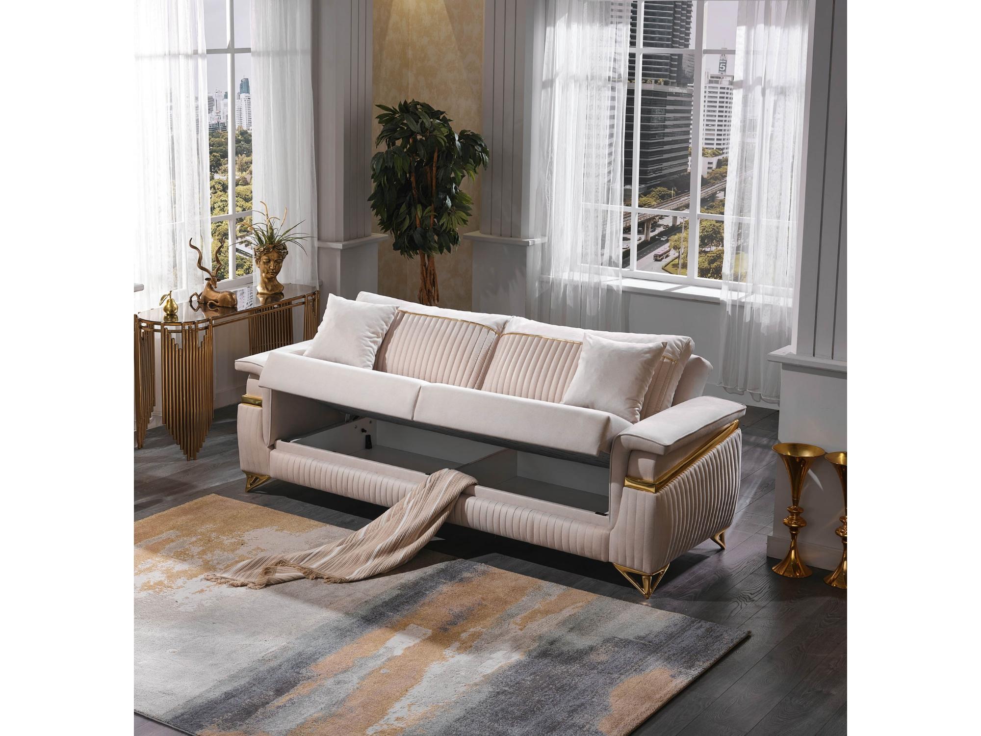 Troy Convertible Livingroom Set (2 Sofa & 2 Chair)