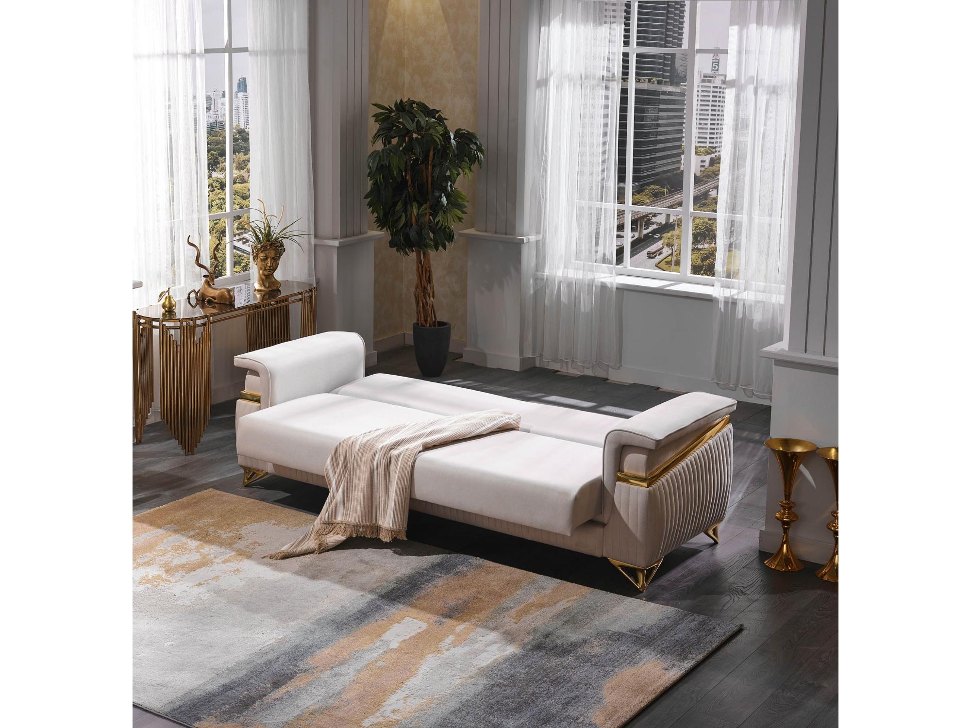 Troy Convertible Livingroom Set (2 Sofa & 2 Chair)