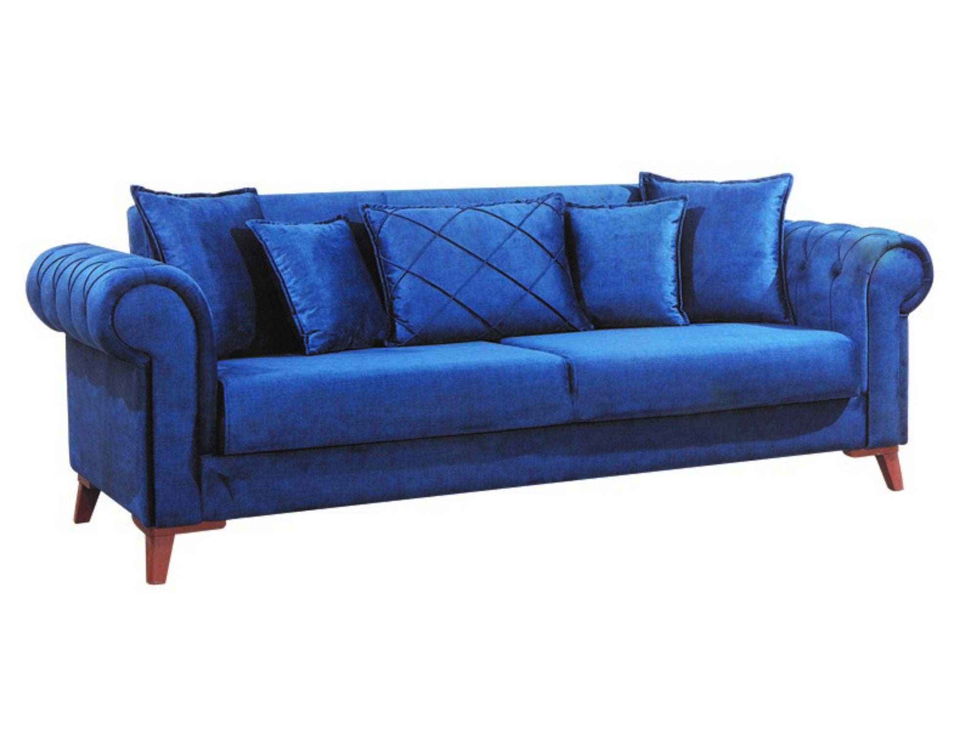 Derozzo Convertible Livingroom Sofa Blue