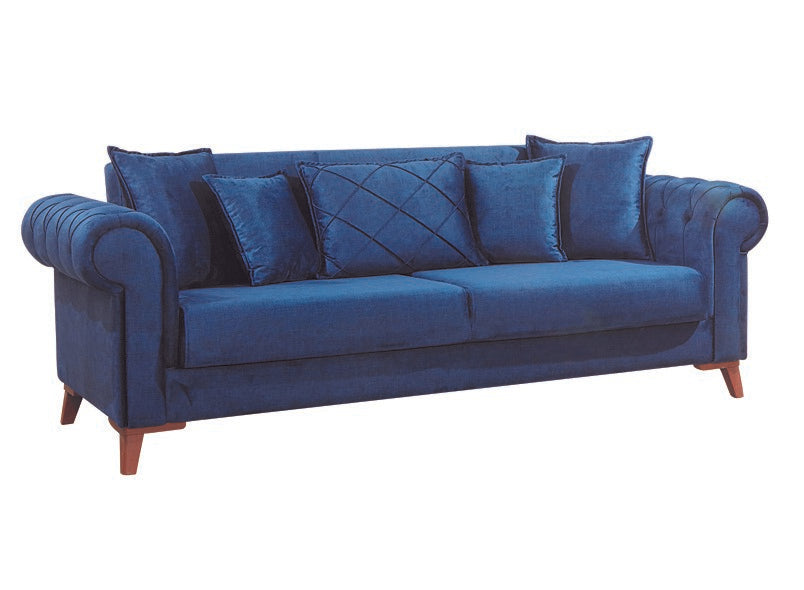 Derozzo Convertible Livingroom (1 Sofa & 1 Loveseat) Blue