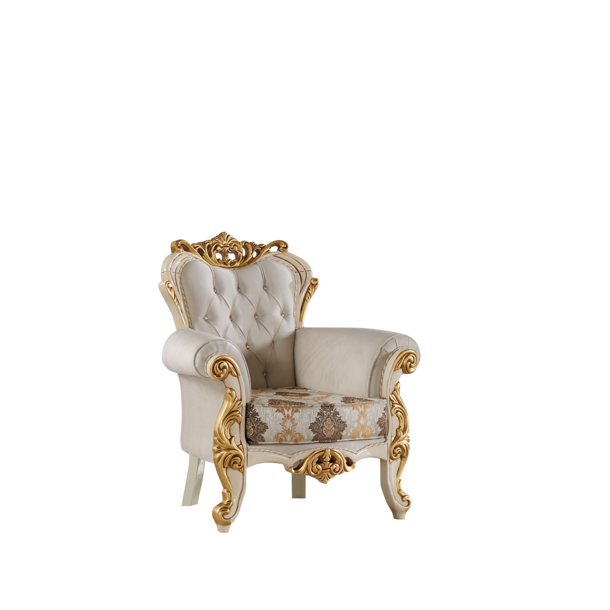 Buse Traditional Chair Cream