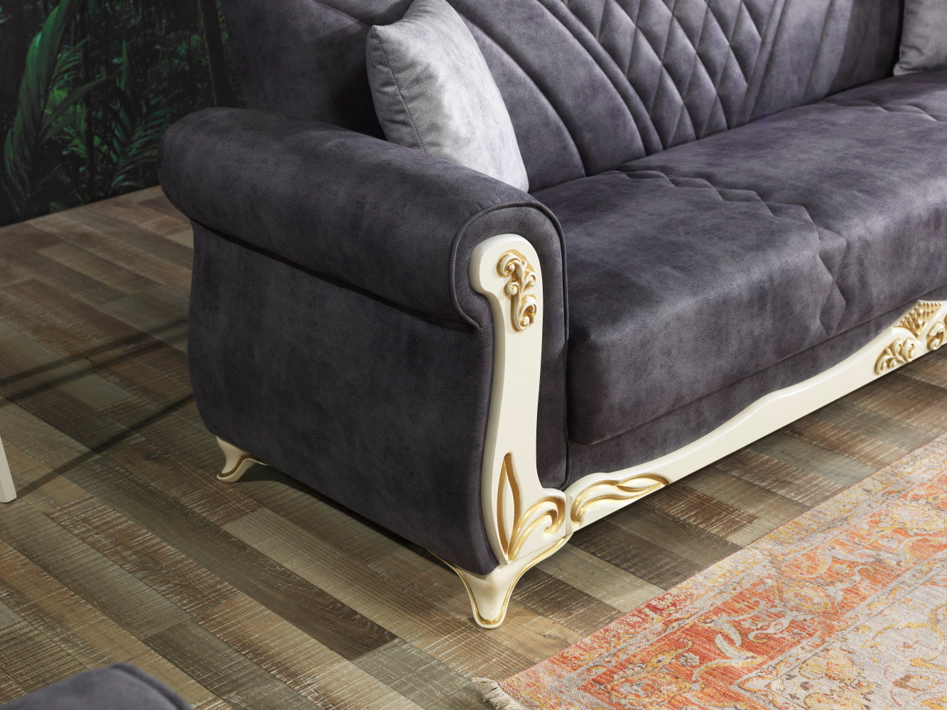 Asos Convertible Sofa Evon Anthracite