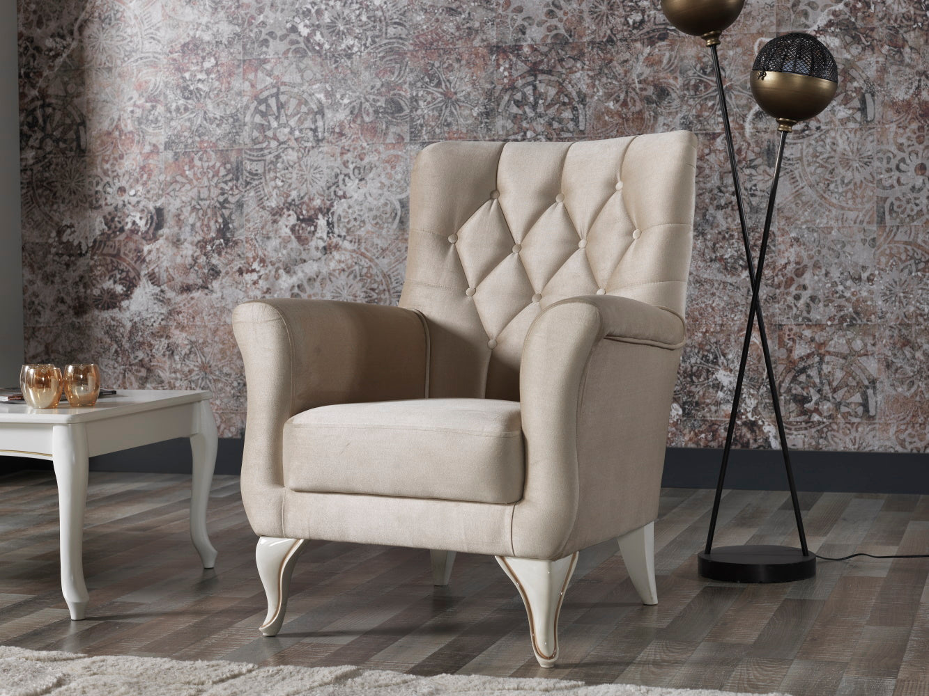 Asos Chair Khaki Beige
