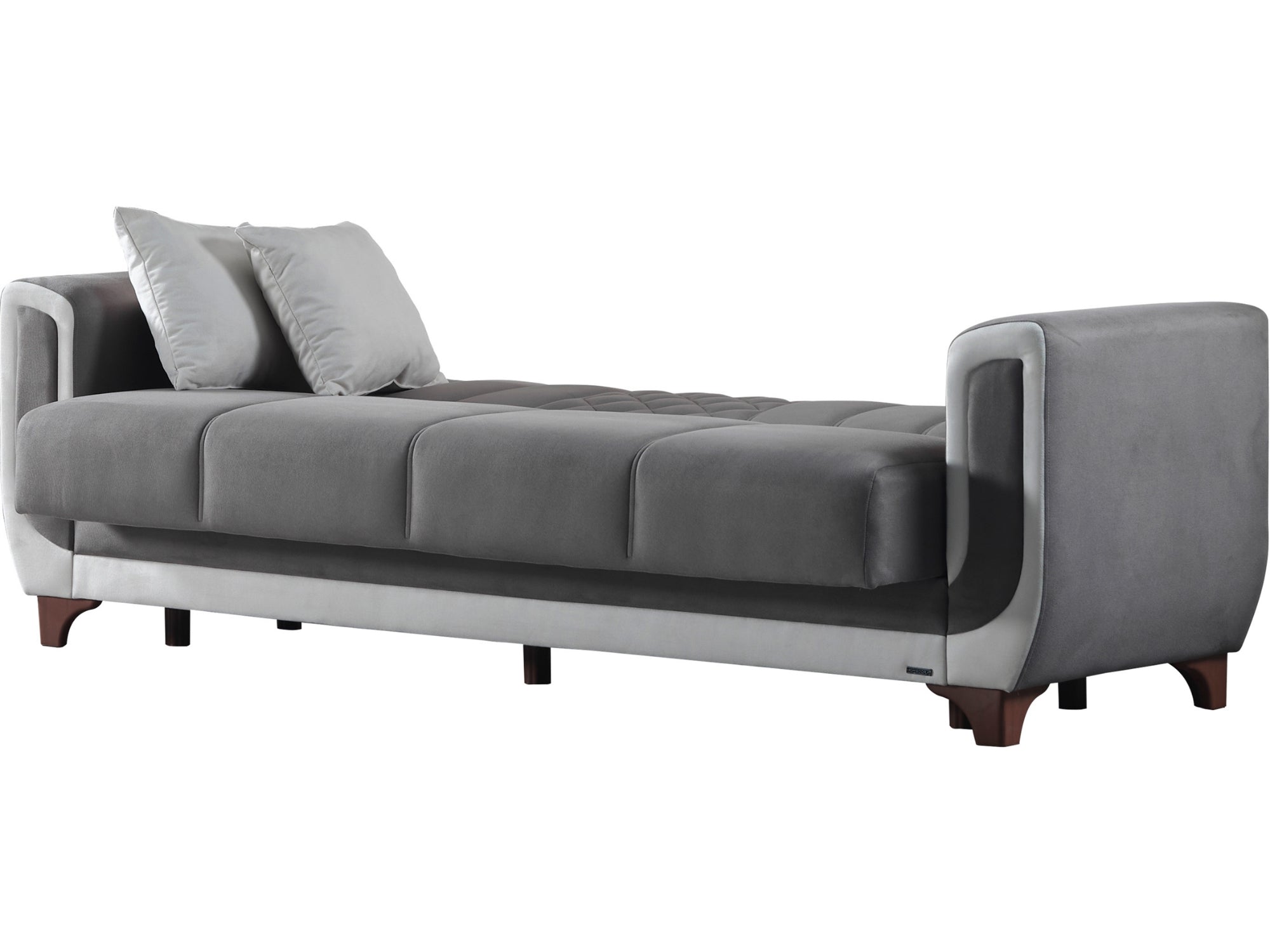 Berre Convertible Livingroom (2 Sofa & 2 Chair) Grey