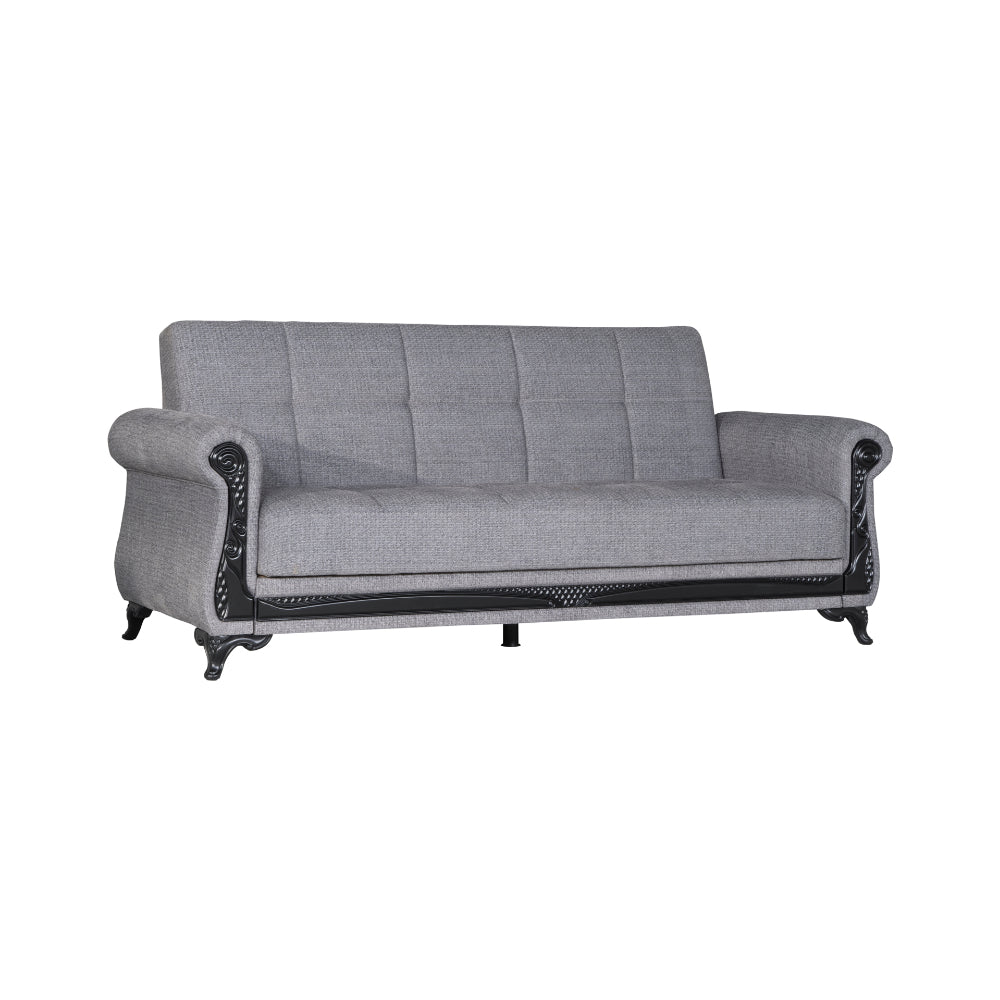 Breda Convertible Livingroom (2 Sofa & 2 Chair) Light Grey