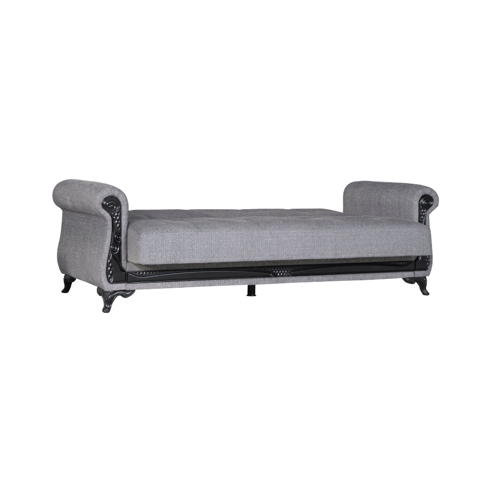 Breda Convertible Sofa Light Grey
