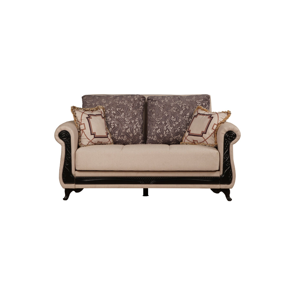 Breda Convertible Livingroom (1 Sofa & 1 Loveseat & 1 Chair) Beige