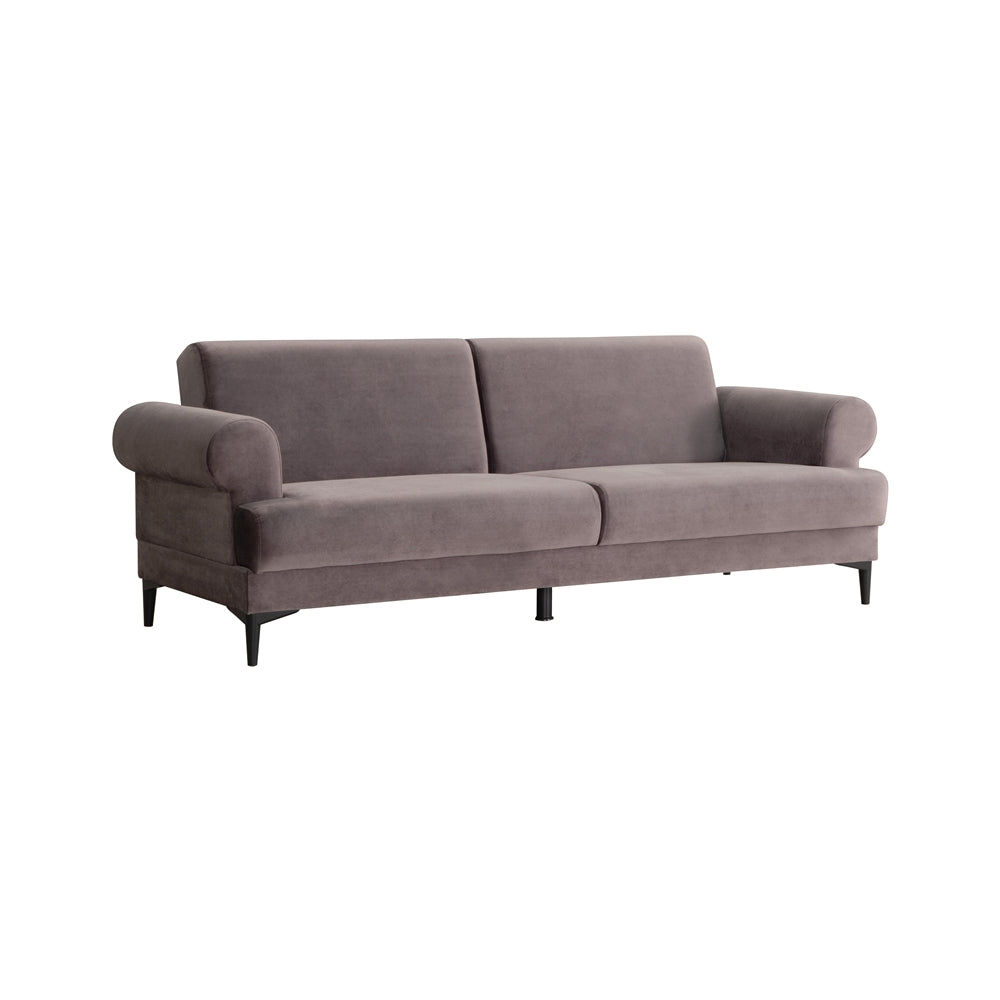 Bulut Convertible Livingroom (1 Grey Sofa & 1 Cream Sofa & 2 Grey Chair) Grey/ Cream