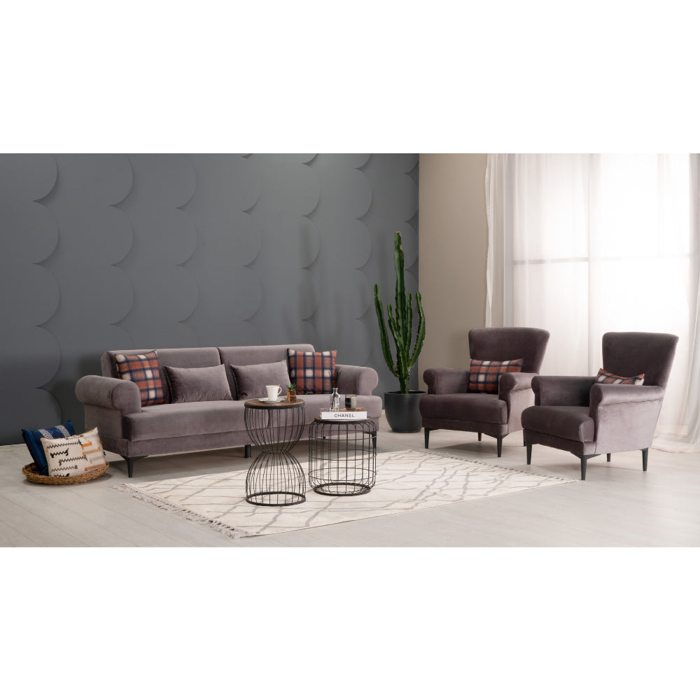 Bulut Convertible Livingroom (2 Sofa & 2 Chair) Grey