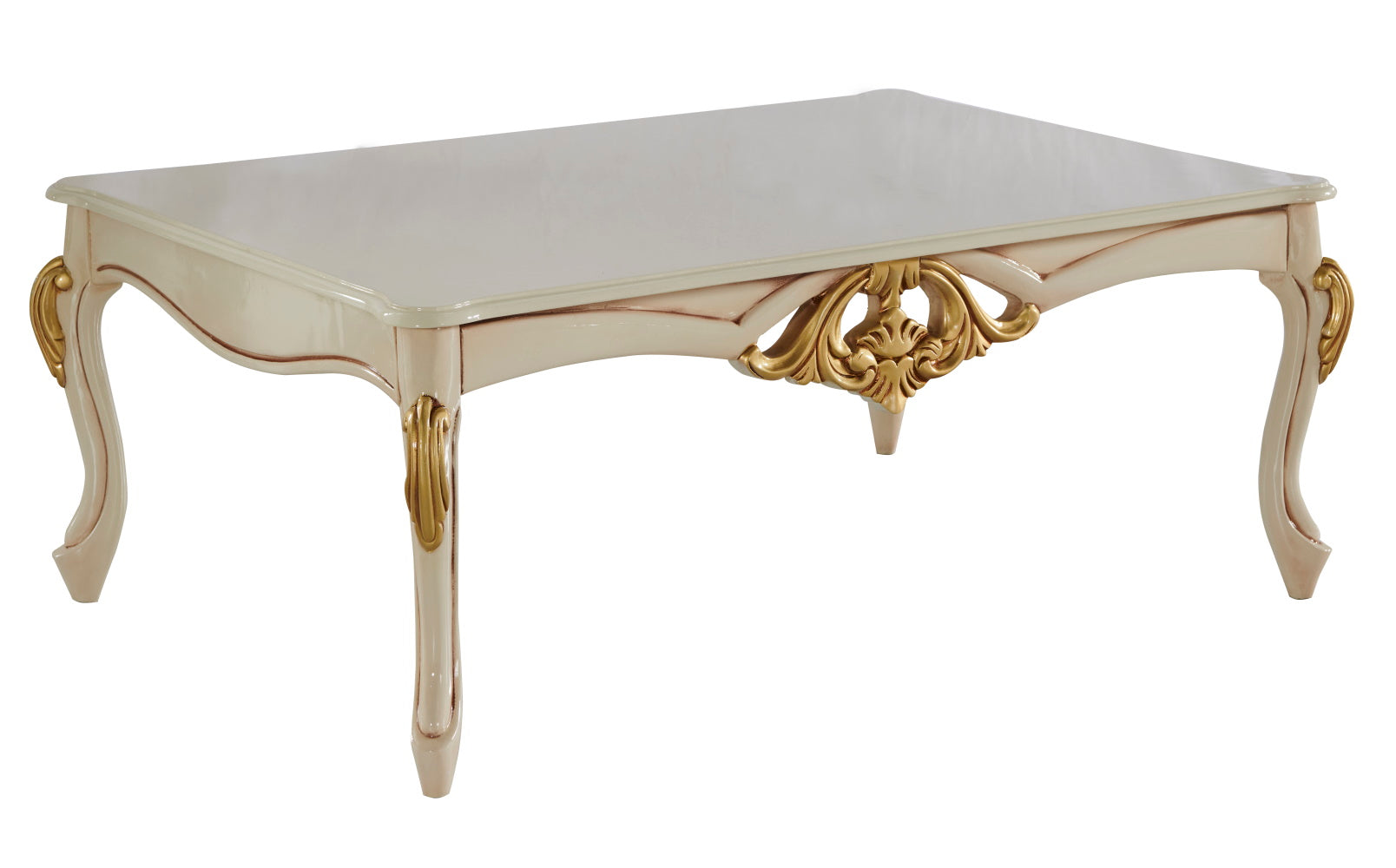 Buse Traditional Livingroom (2 Sofa & 2 Chair) Cream