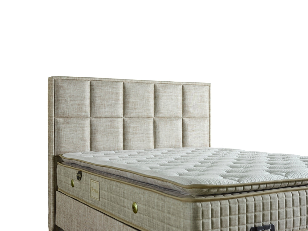 Cansas Storage Bed With Headboard Cream