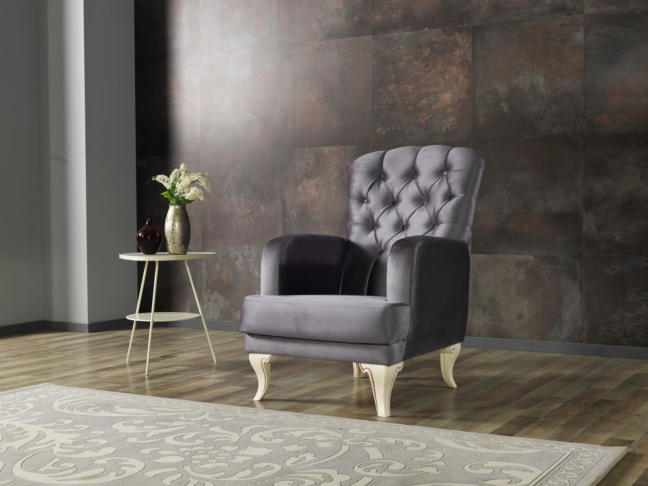Carmen Chair Dark Grey