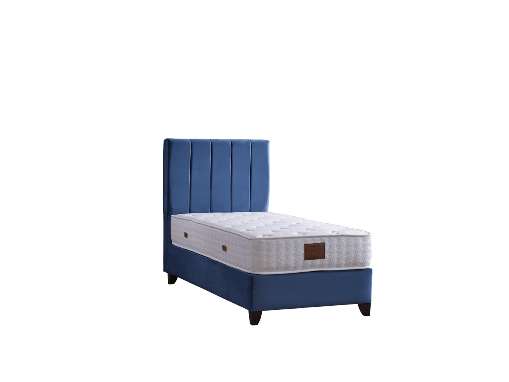 Cordoba Storage Bed With Headboard Light Blue