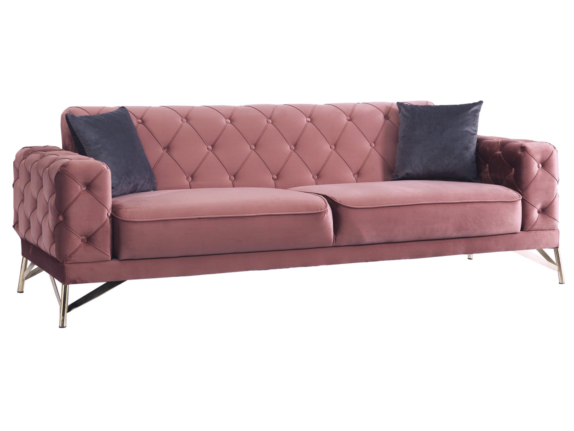 Fiesta Convertible Sofa Pink