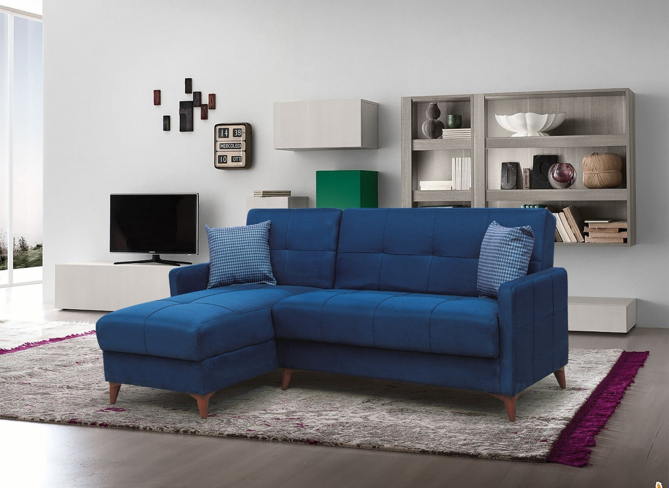 Eylul Sectional 2L Navy