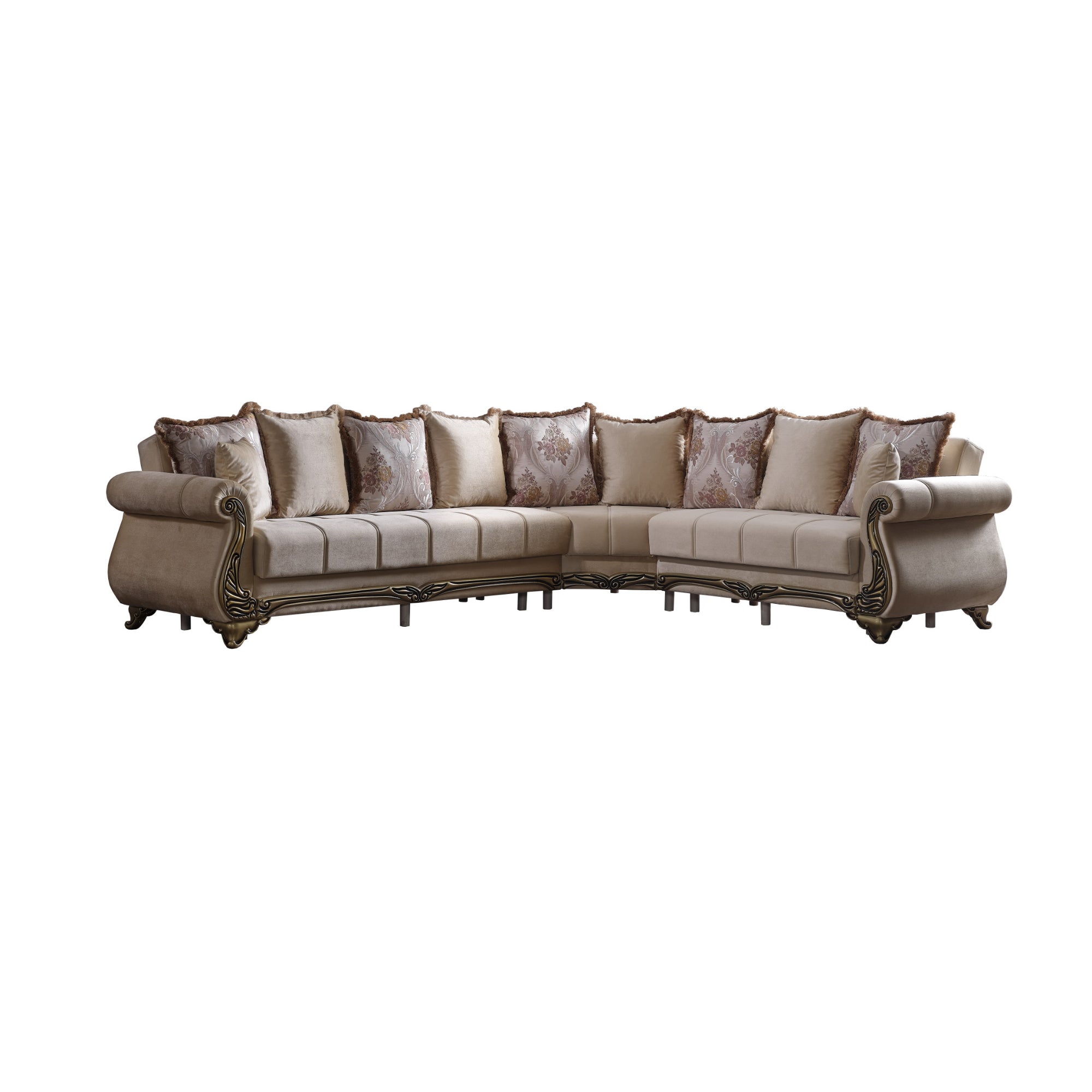 Karizma Convertible Sectional Beige