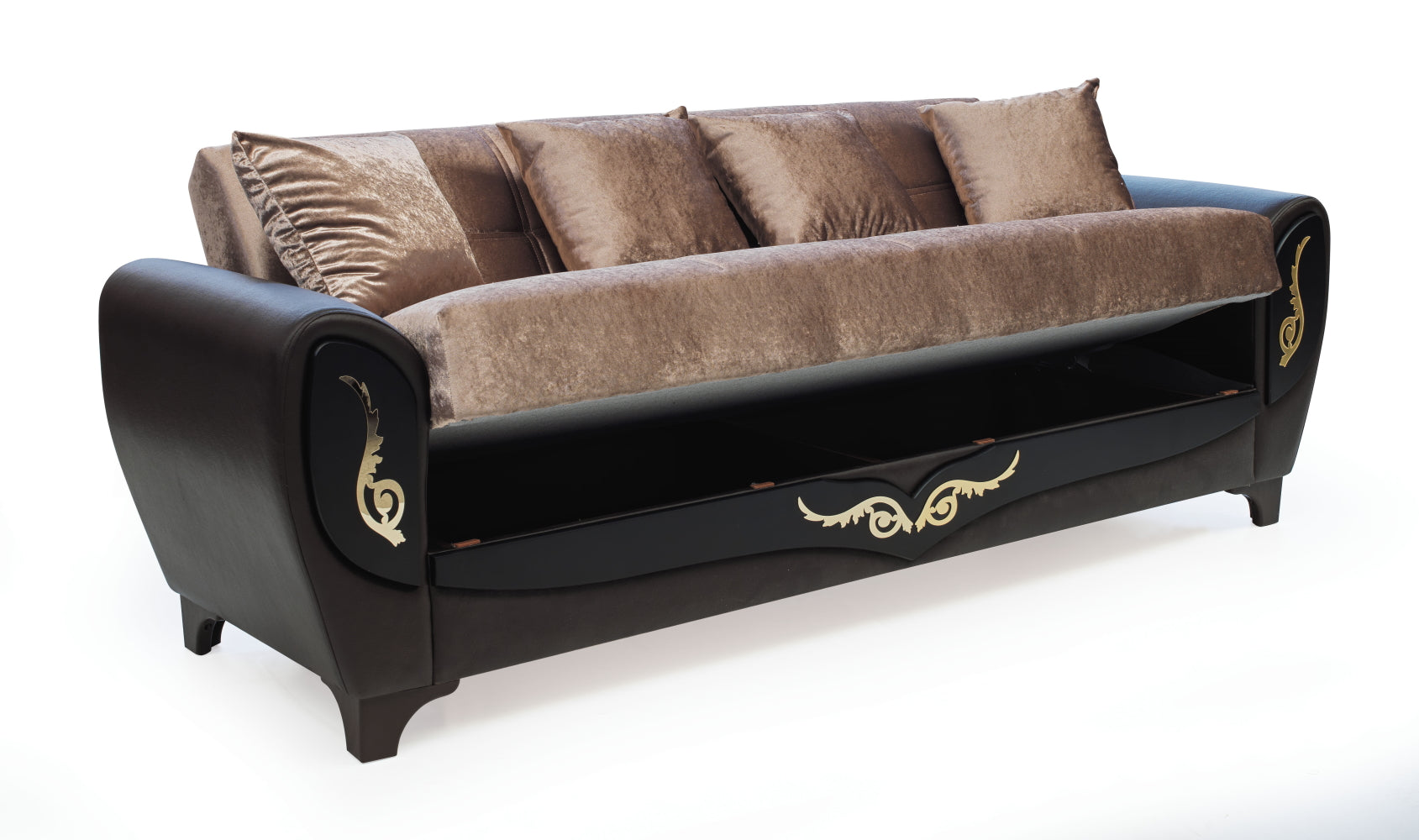 Legacy Convertible Livingroom (1 Sofa & 1 Loveseat & 1 Chair) Dropp Brown