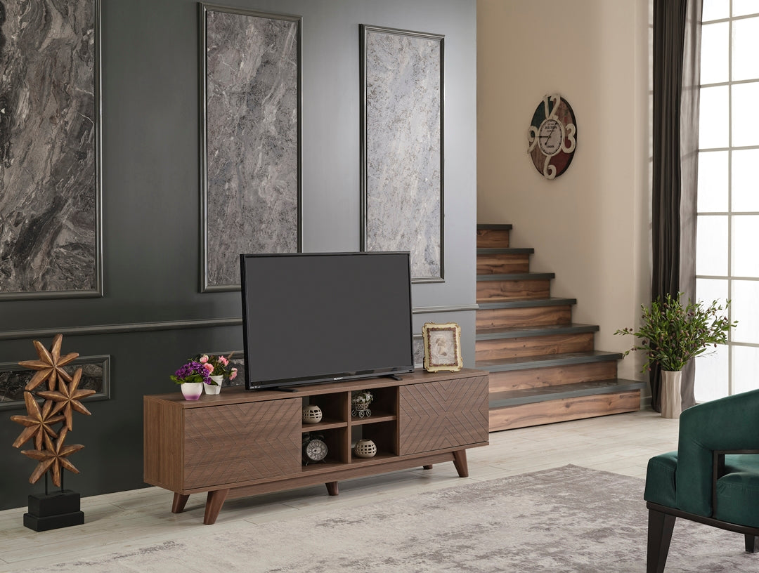 Lina Tv Stand Walnut