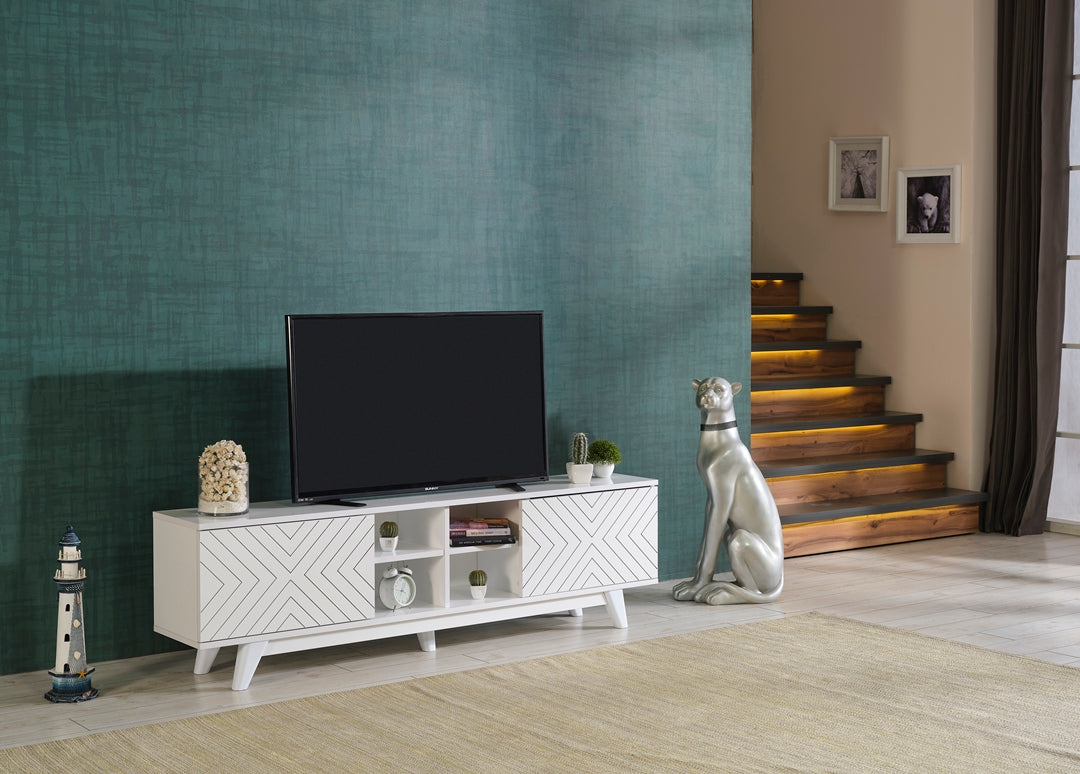 Lina Tv Stand White