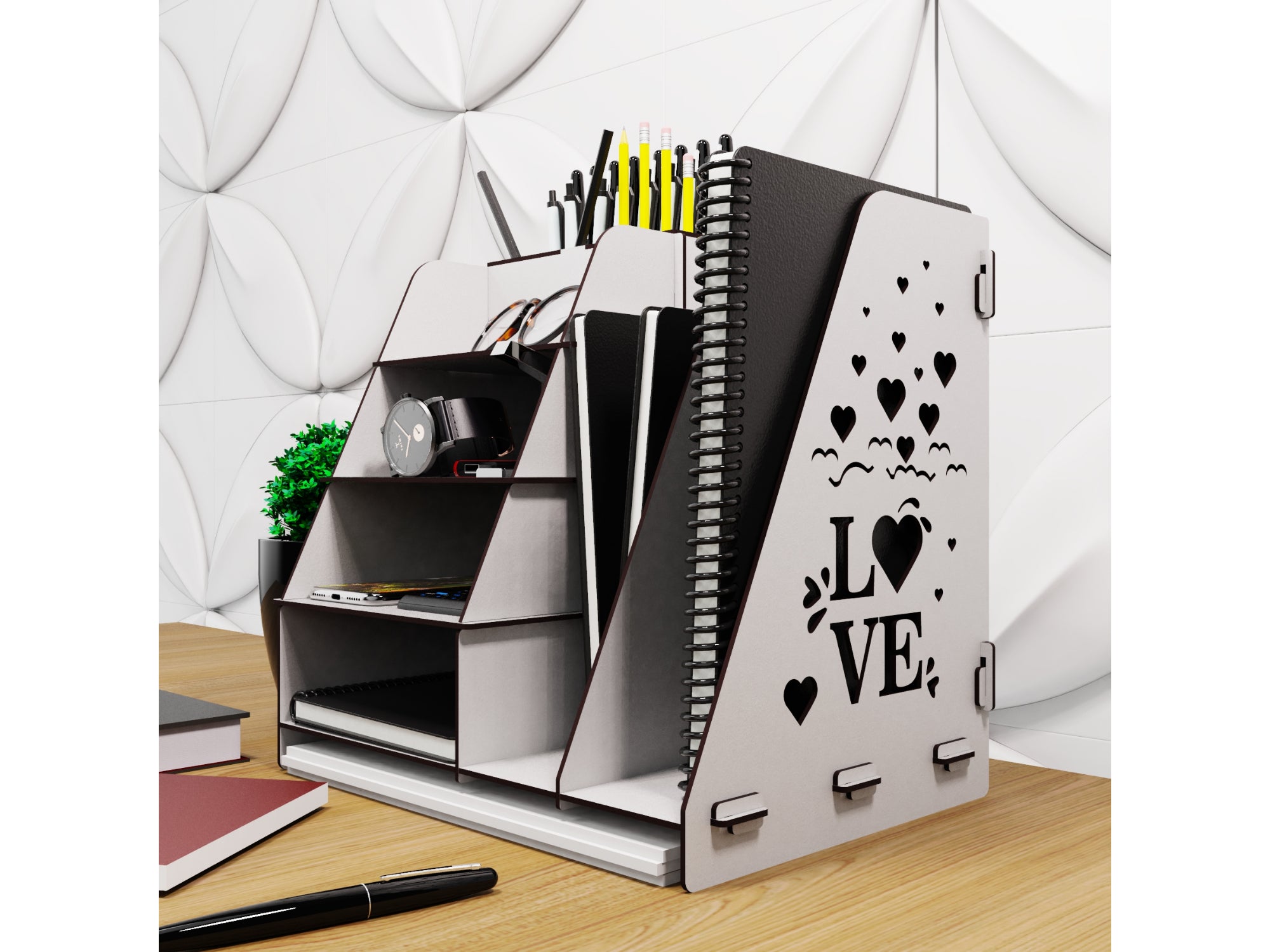 Love Desktop Organizer