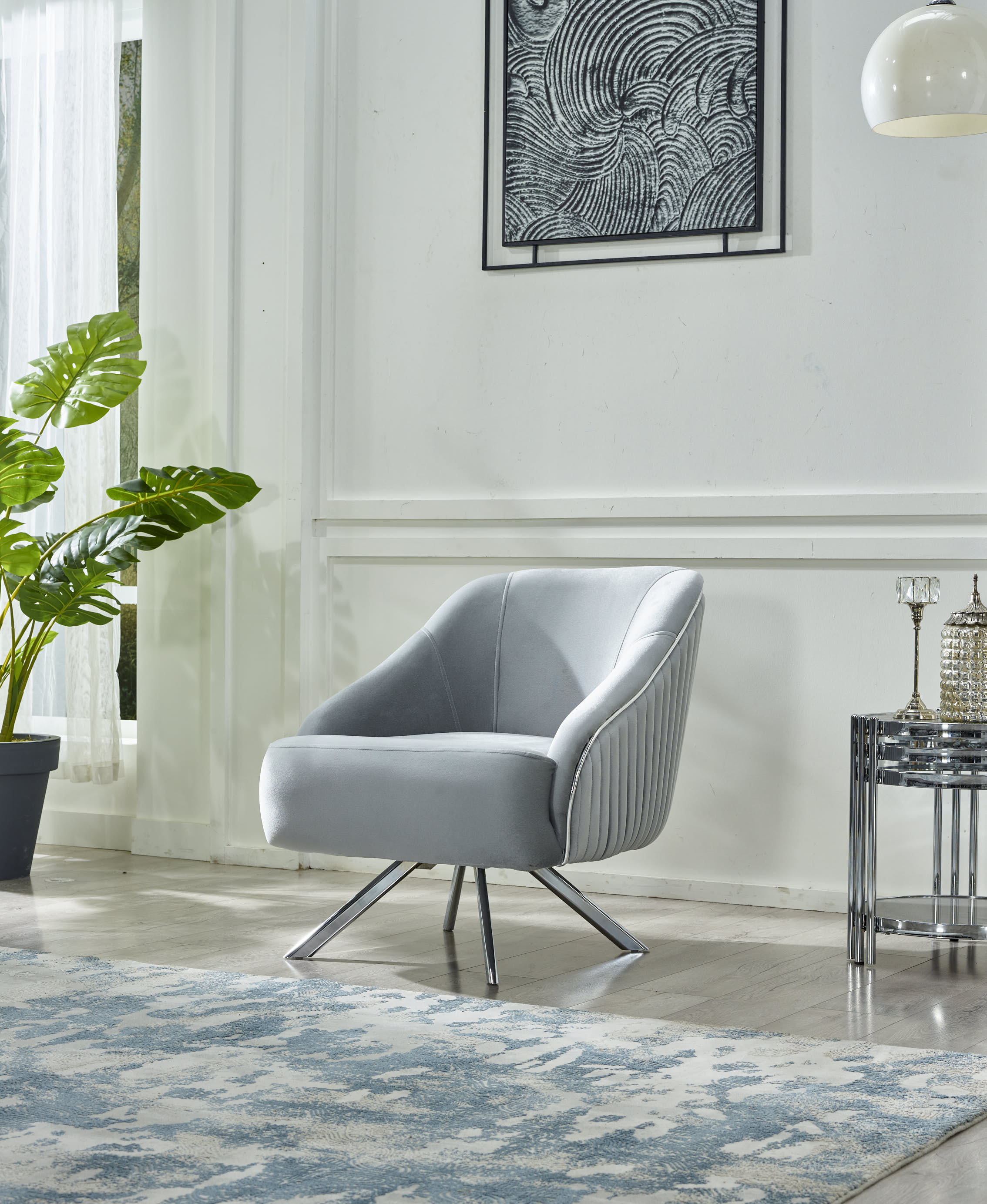 Lucas Chair Light Grey