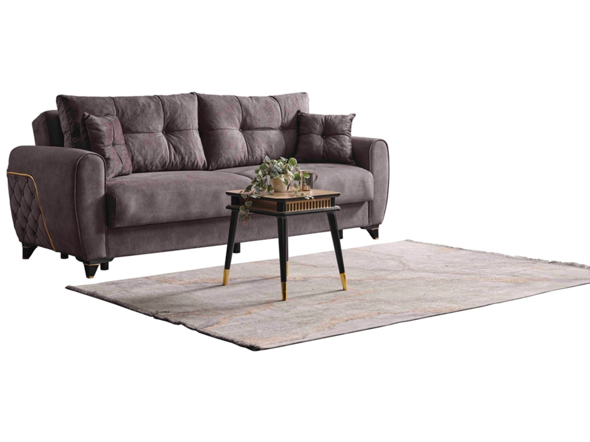 Nairobi Convertible Livingroom Sofa Grey