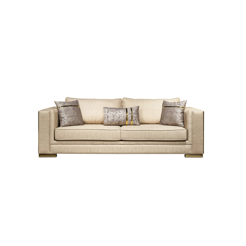 Napoli Stationary Sofa Cream
