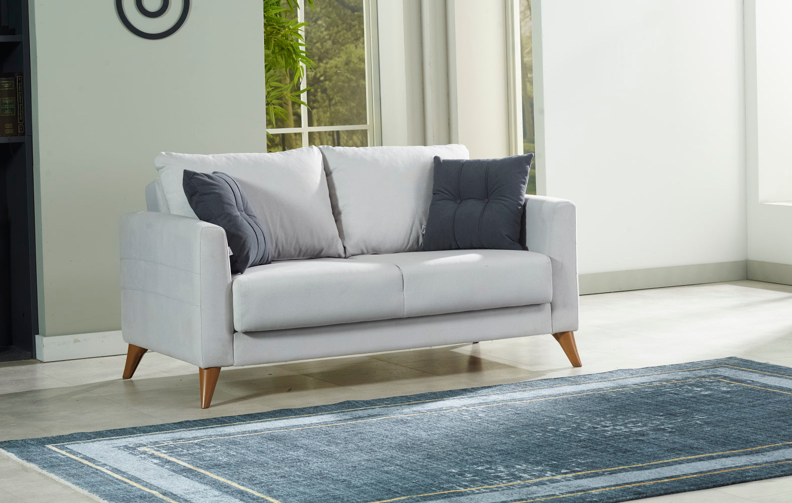Nepal Convertibel Loveseat Cream