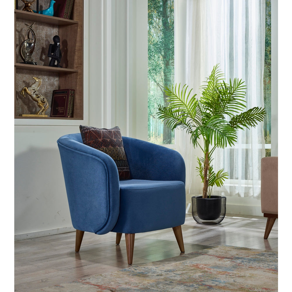 Two sales blue chairs