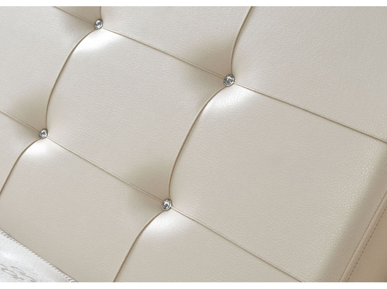 Otantic Headboard White Vinyl