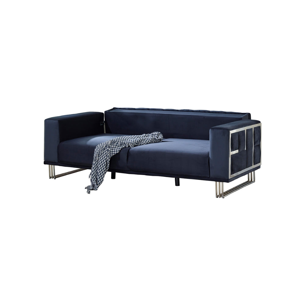 Puzzle Convertible Livingroom (2 Sofa & 2 Chair) Dark Grey