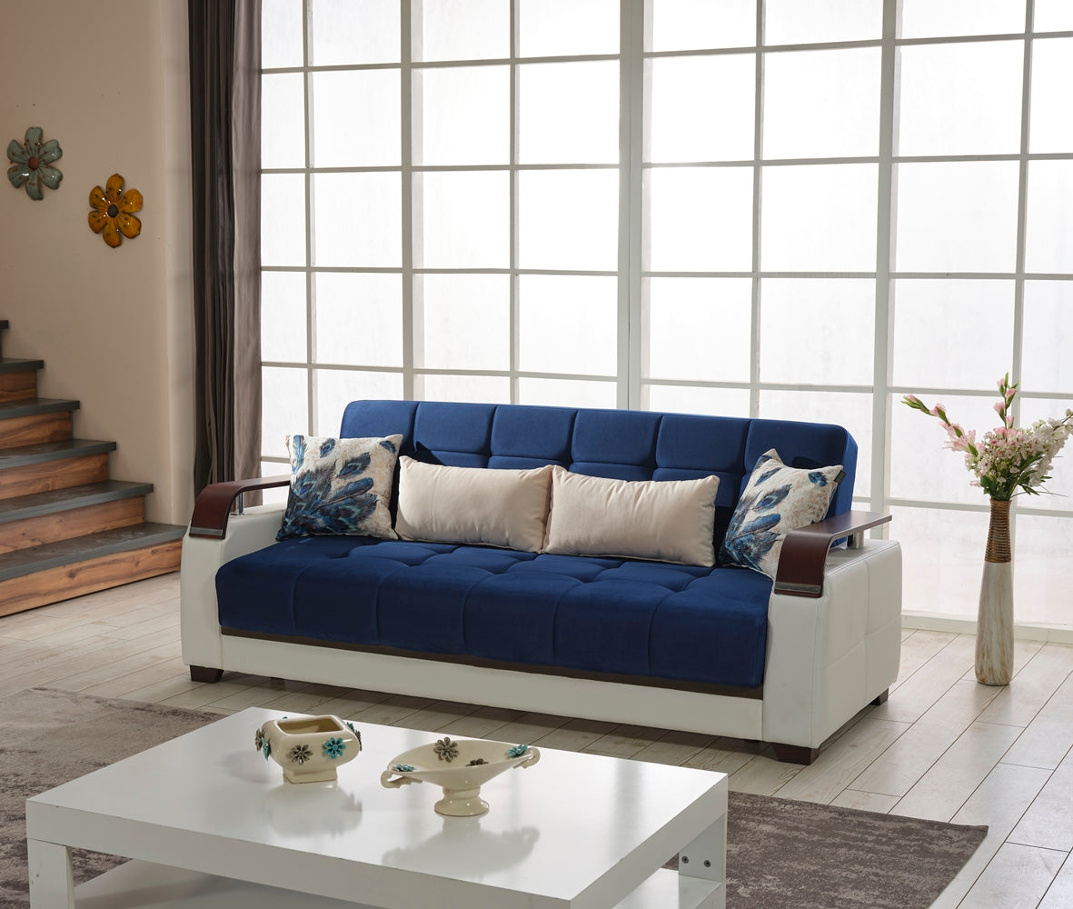 Regina Convertible Livingroom Sofa Navy