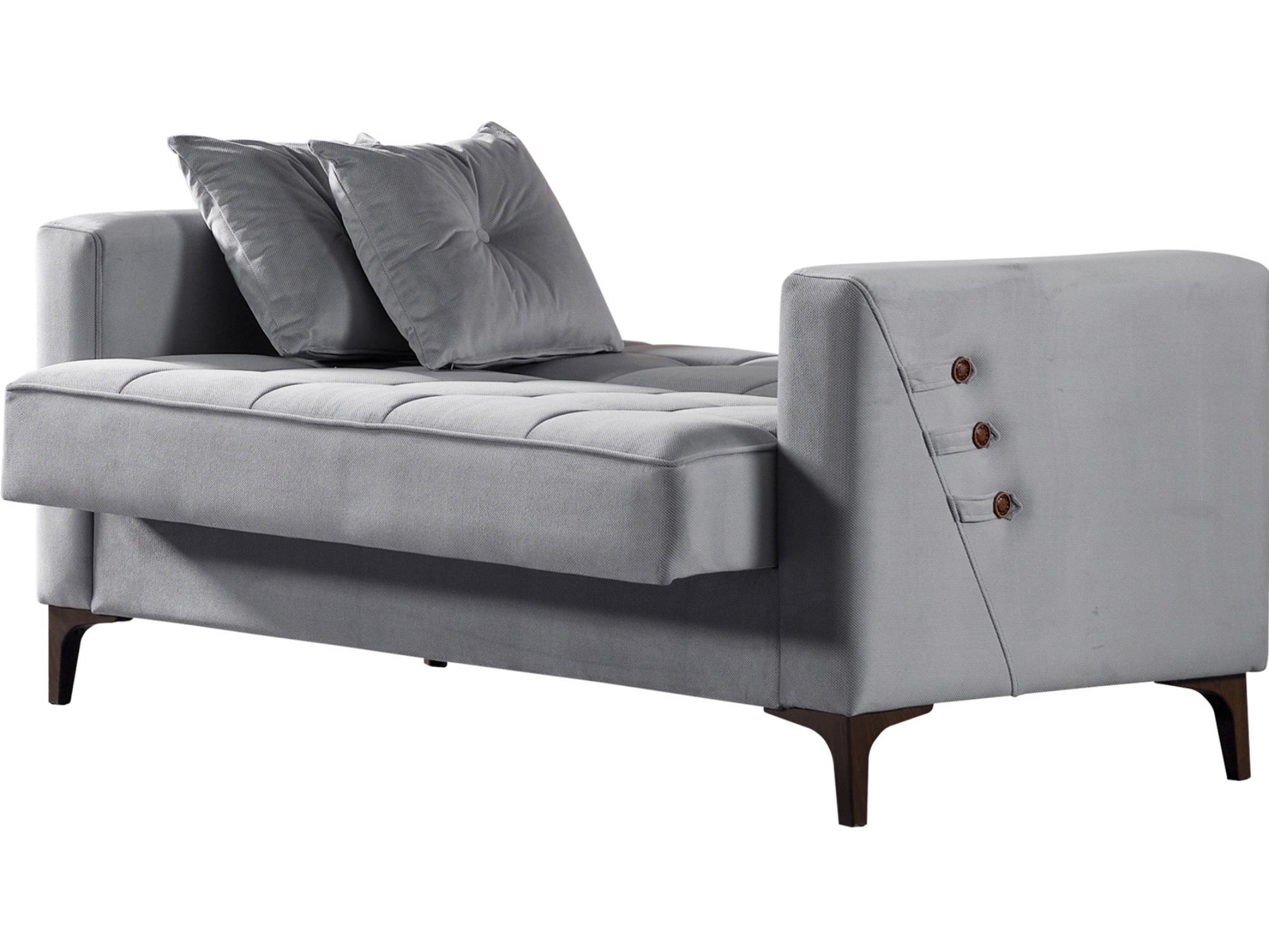 Step Convertible Livingroom (2 Sofa & 2 Chair) Light Grey