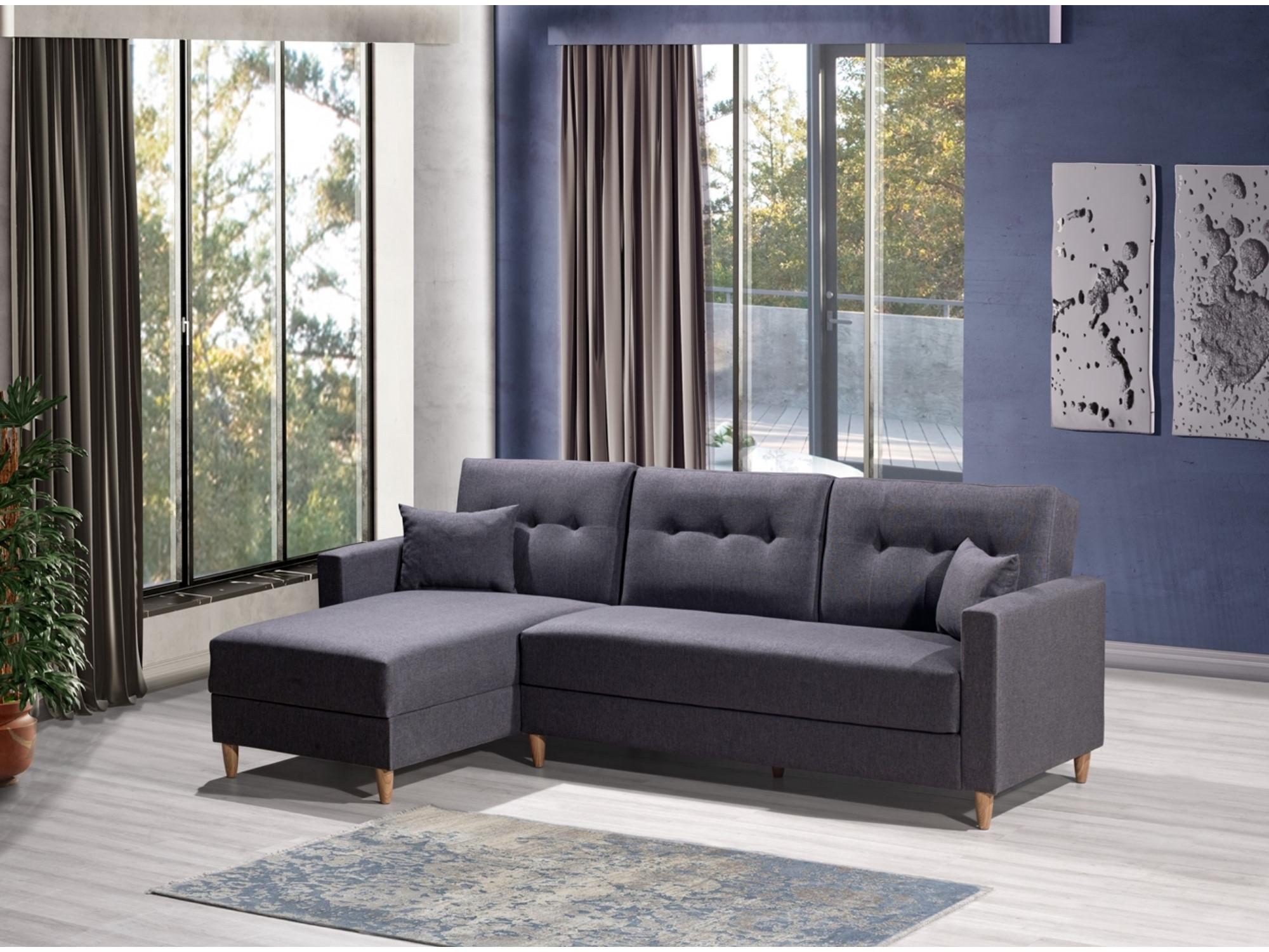Scandi Convertible Sectional Grey