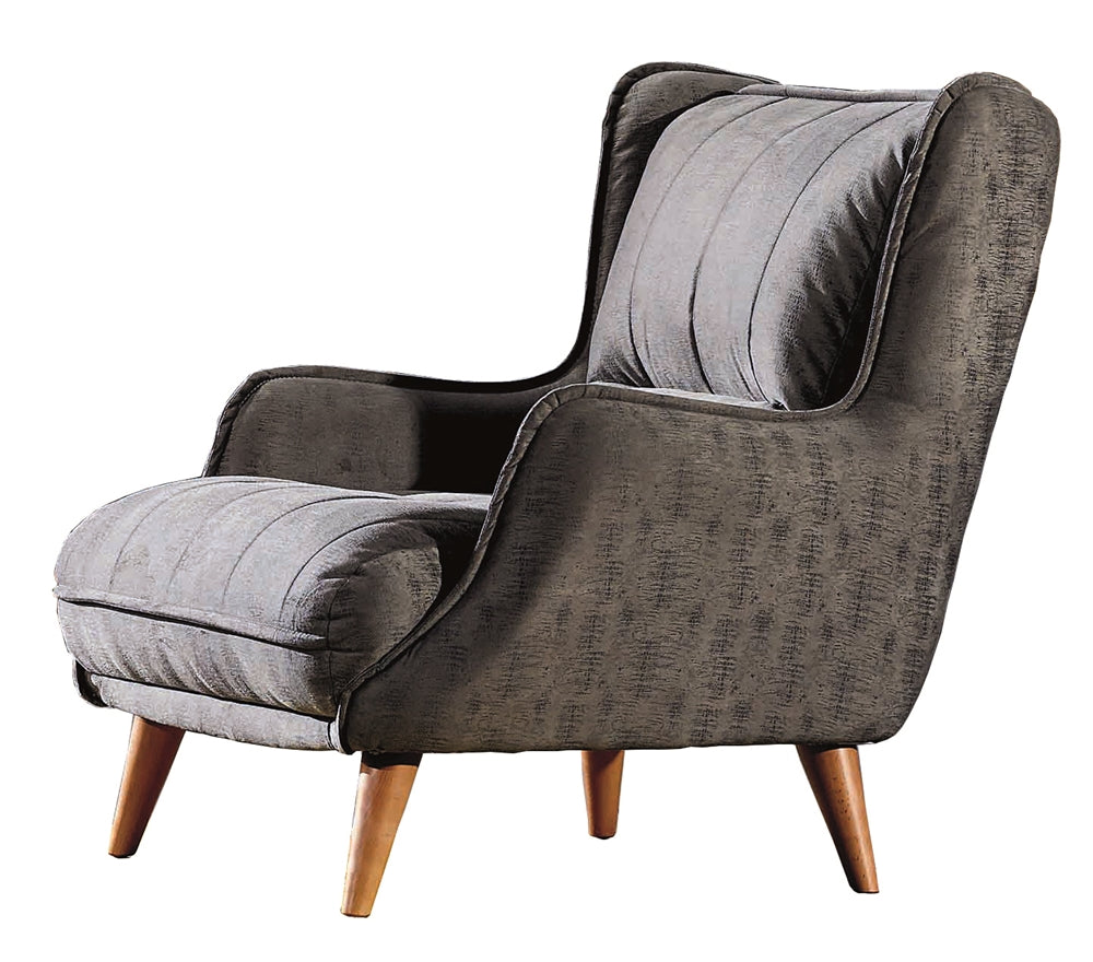 Vega Convertible Livingroom (1 Sofa & 2 Chair) Grey