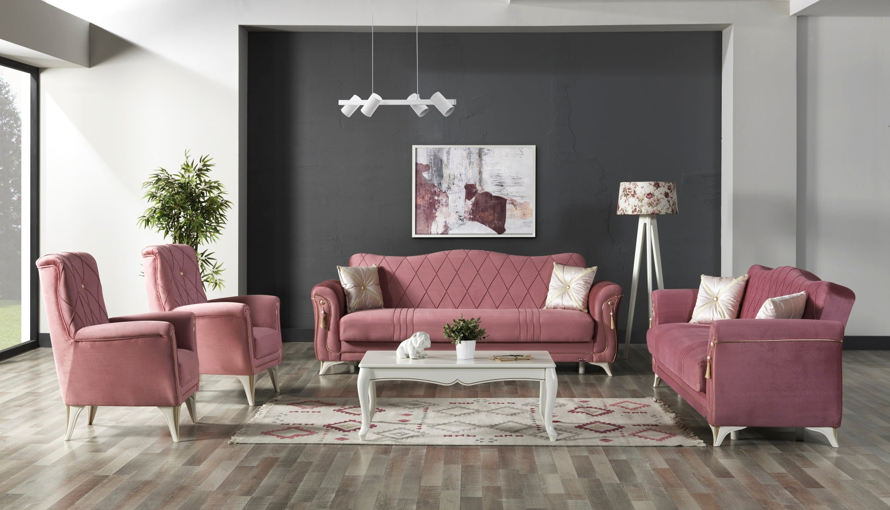 Vienna Chair Dusty Rose