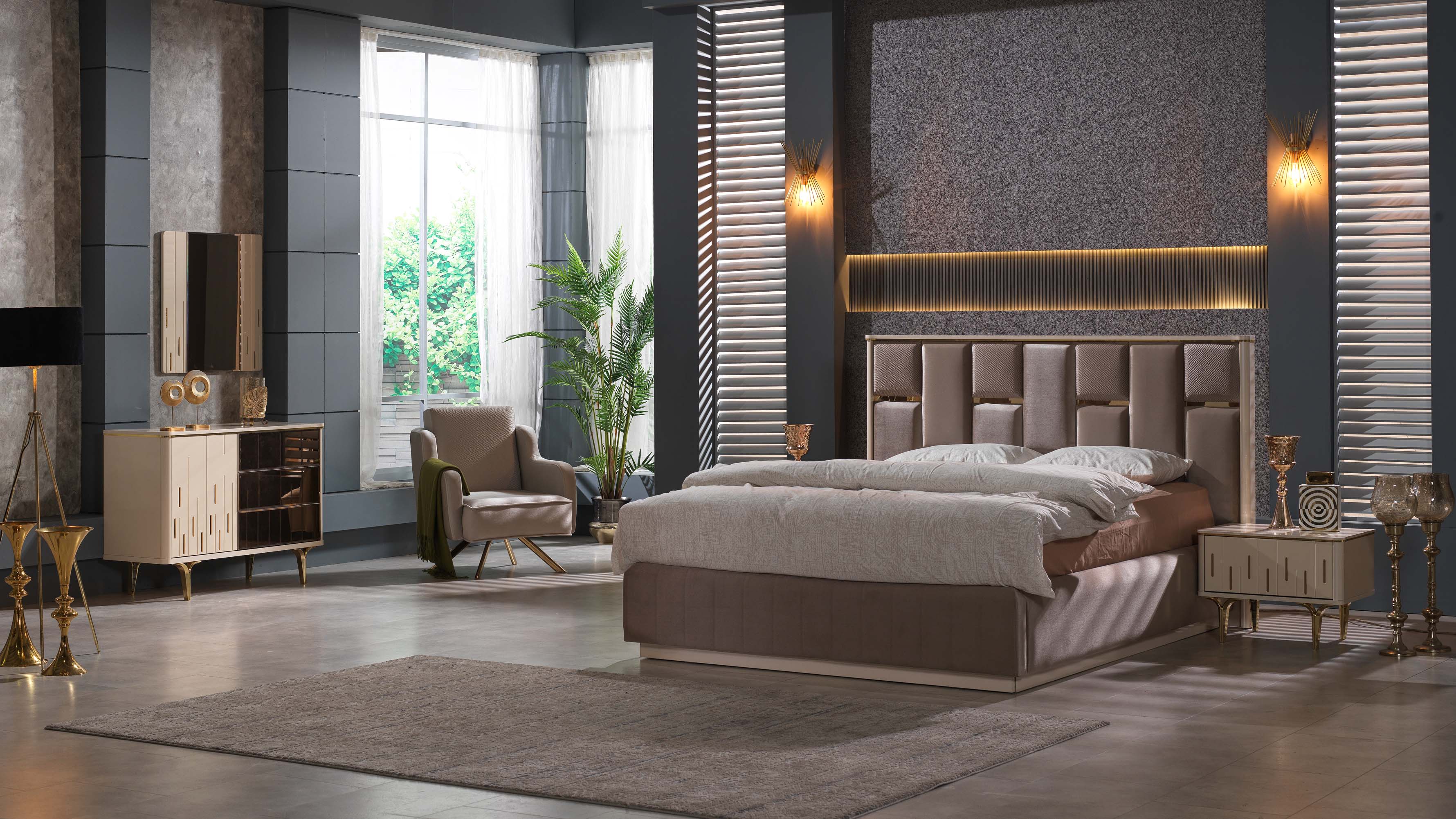 Caseria Bedroom (Queen Storage Bed With Headboard & 2 Nightstand)