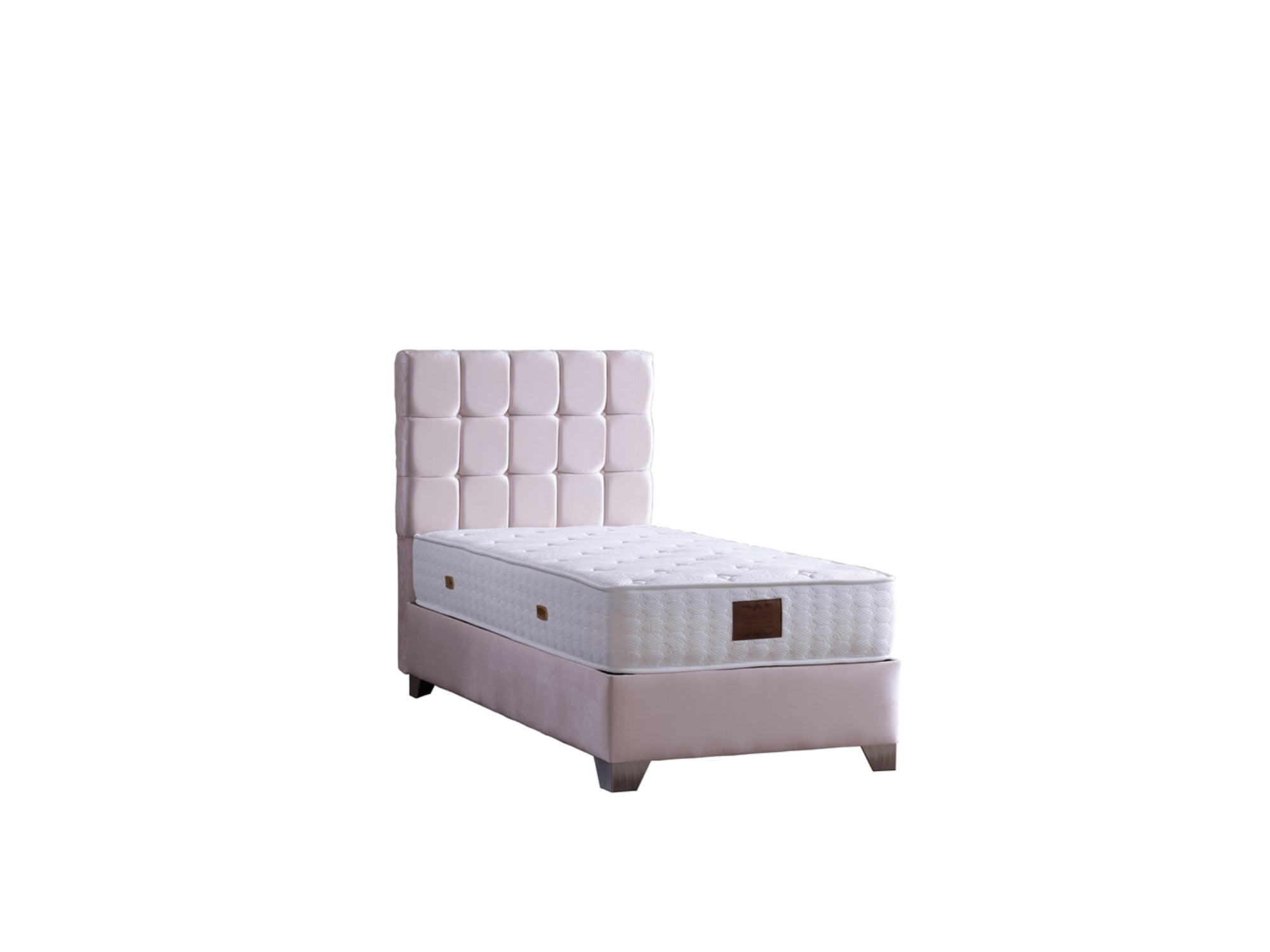 Cenova Storage Bed With Headboard Cream