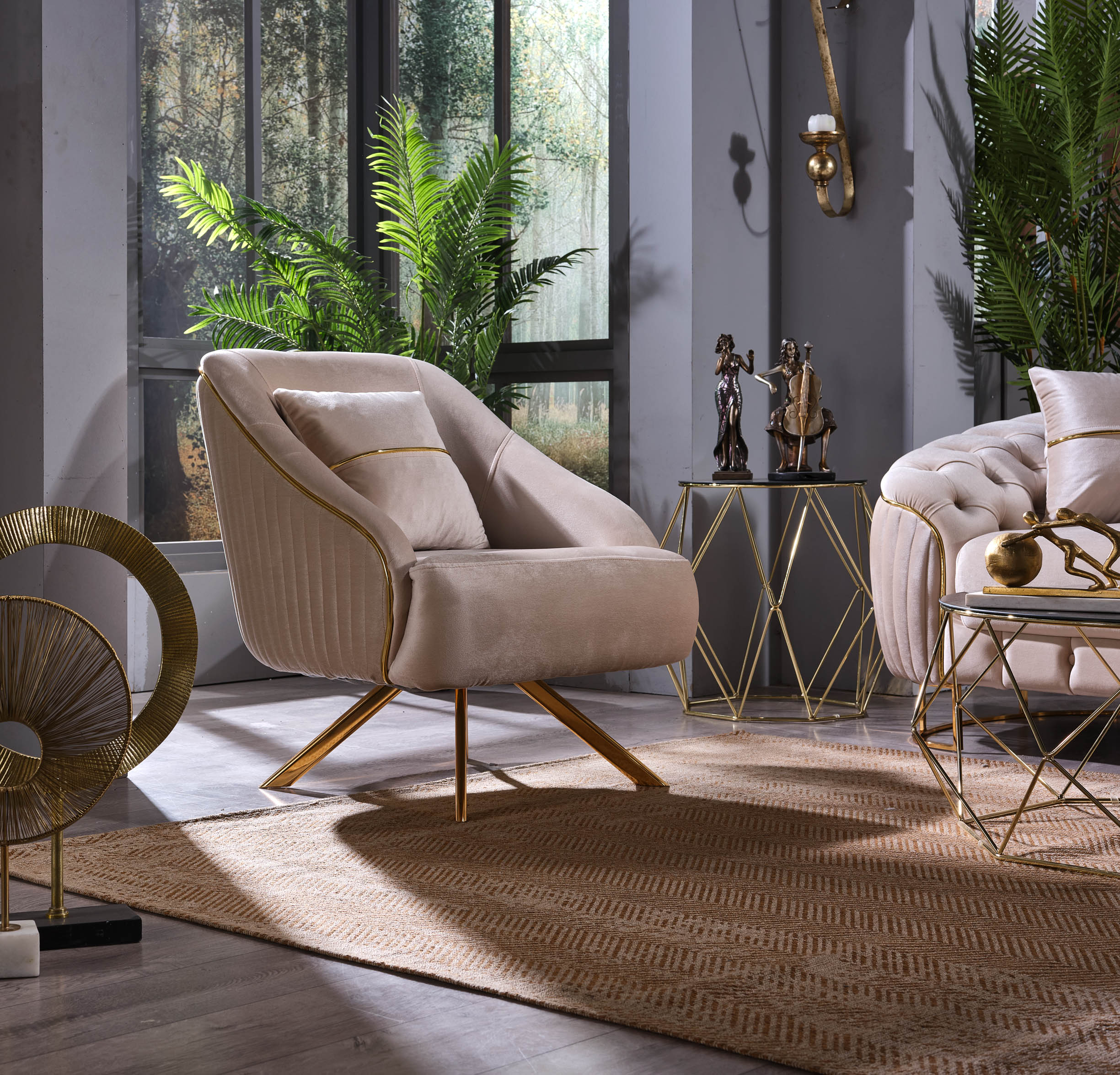 Lucas Chair Beige
