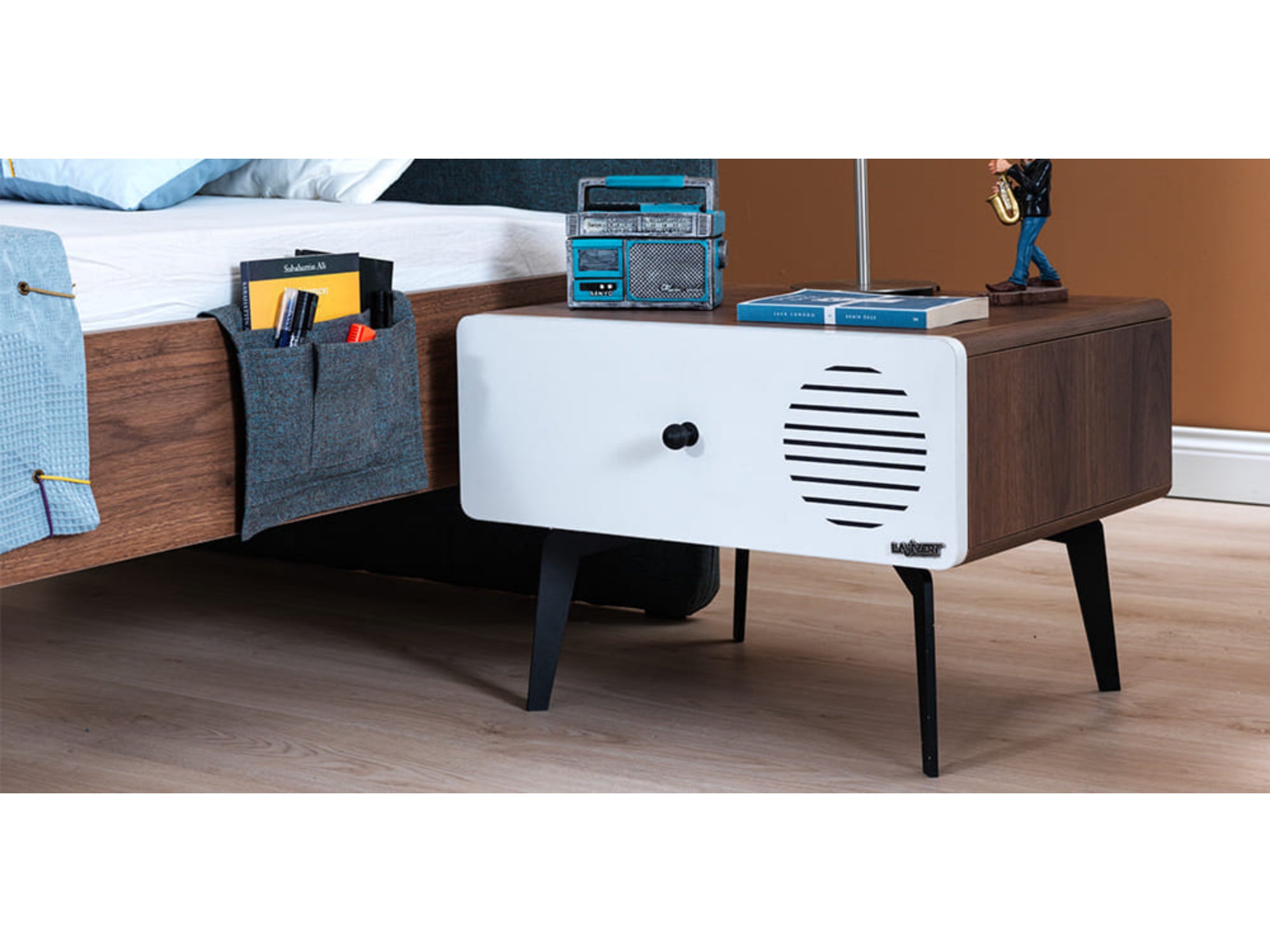 Kampus Kids Room Set (Twin Bed & Nightstand)