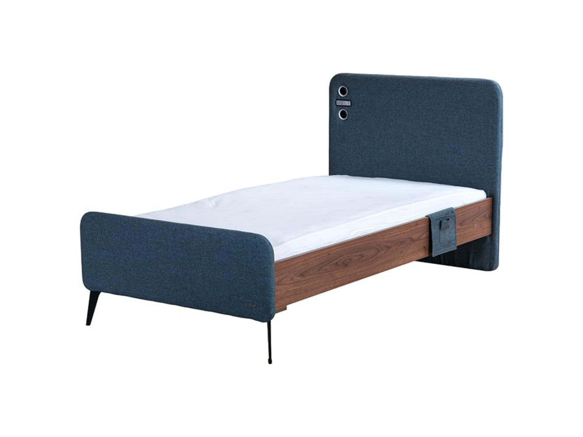 Kampus Twin Bed With Headboard (European) (100X200CM)