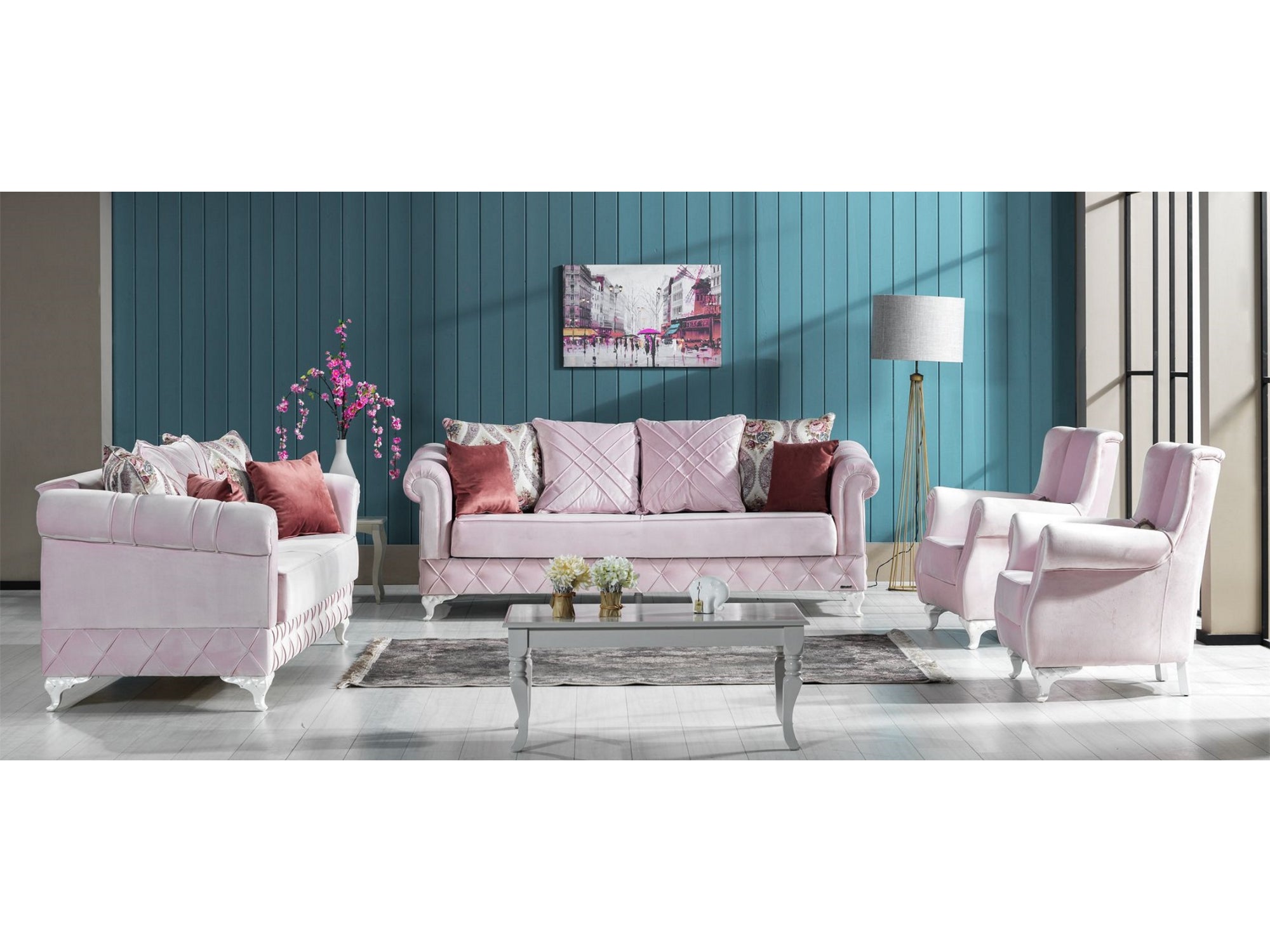 Kosem Livingroom Chair Pink